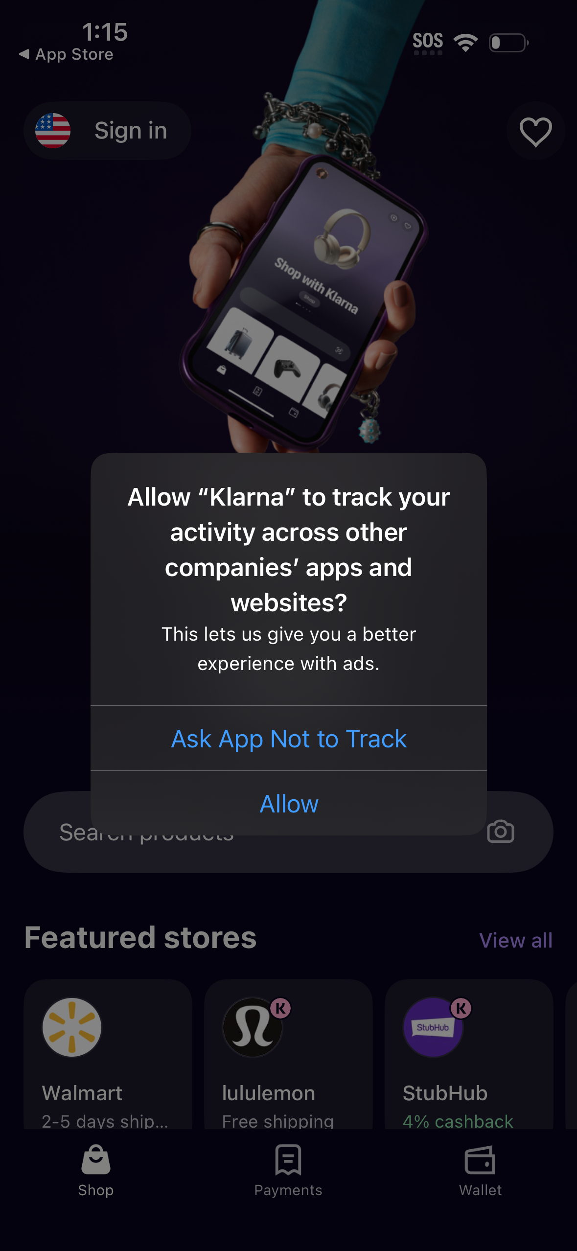 klarna app screenshot 94