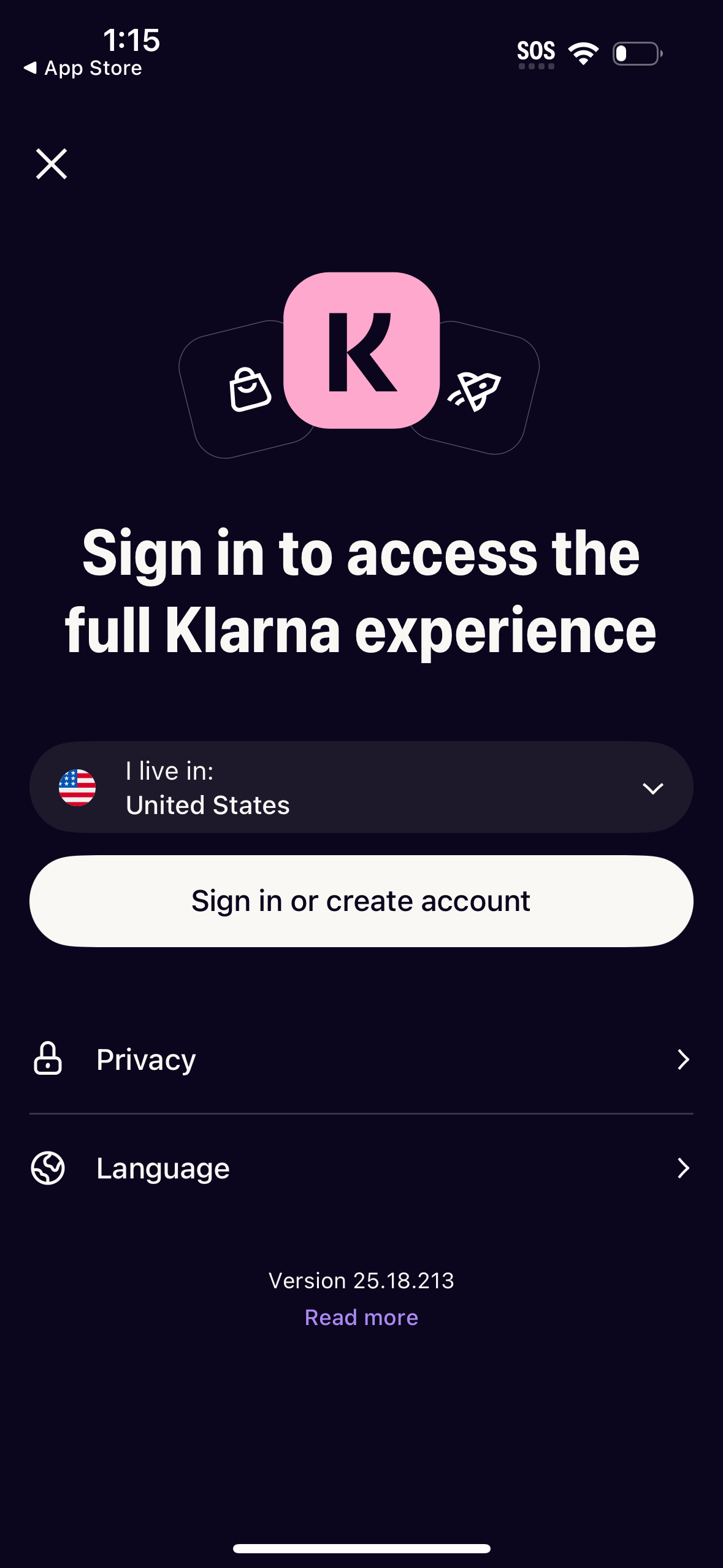klarna app screenshot 90