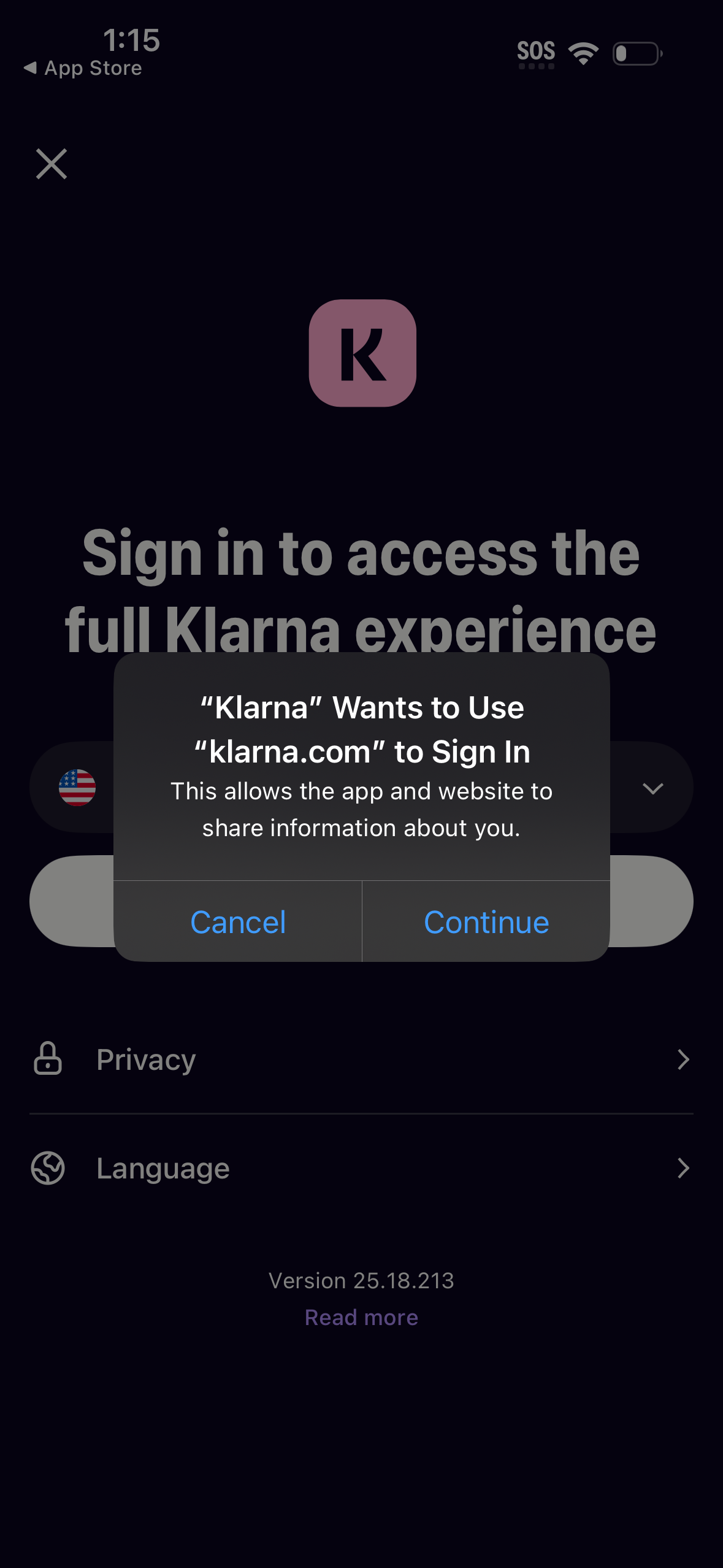 klarna app screenshot 89