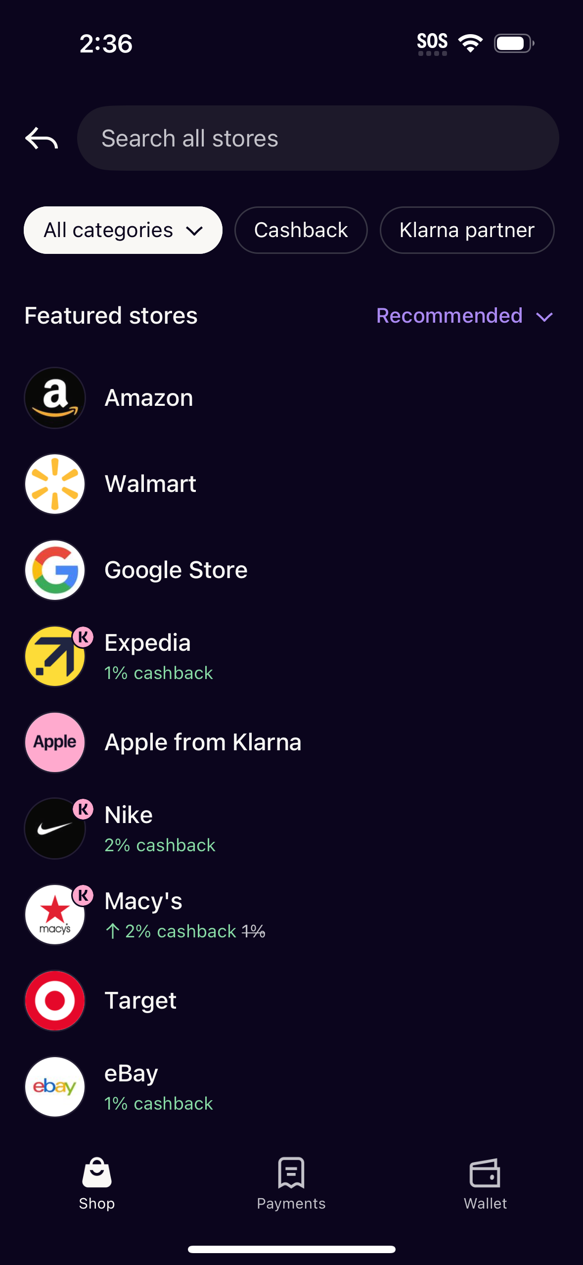 klarna app screenshot 75