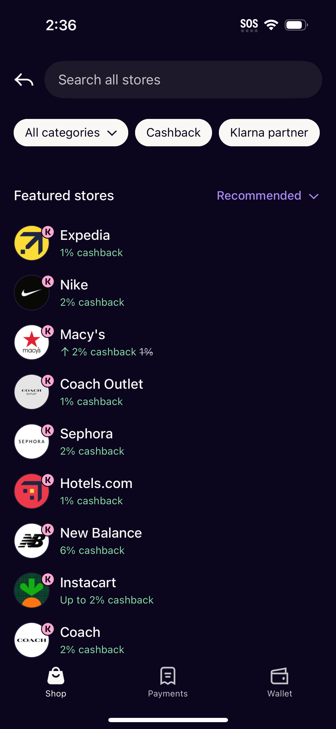 klarna app screenshot 76