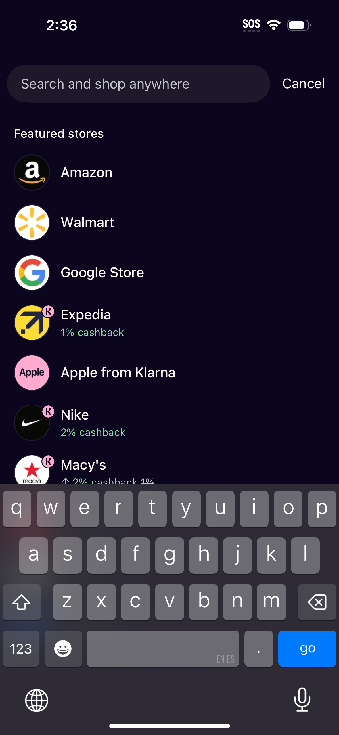 klarna app screenshot 74