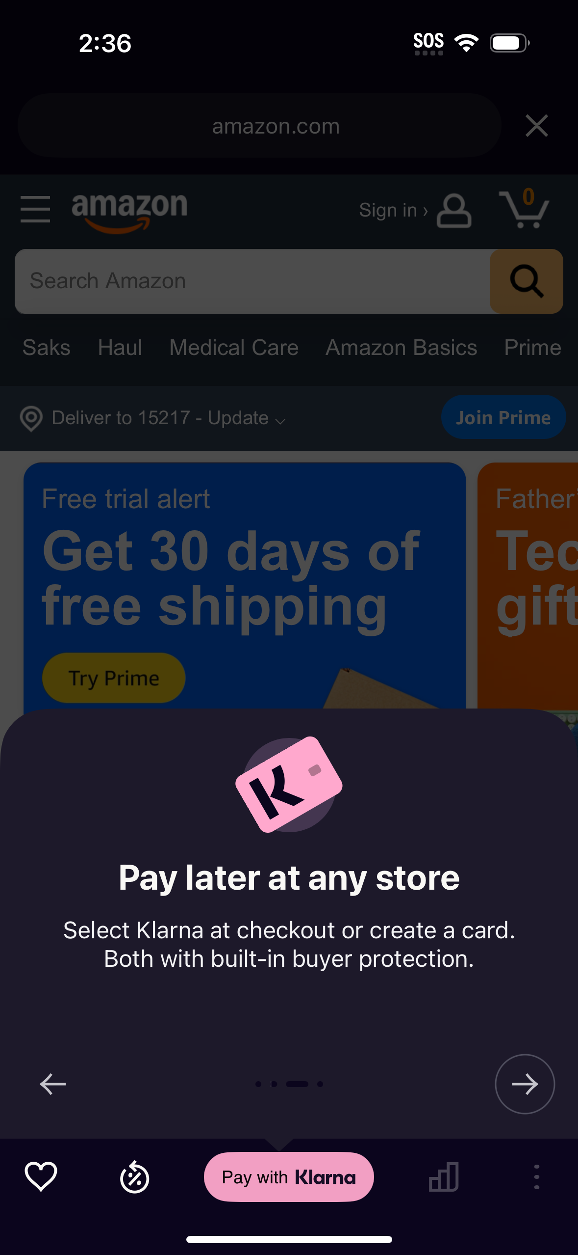 klarna app screenshot 70