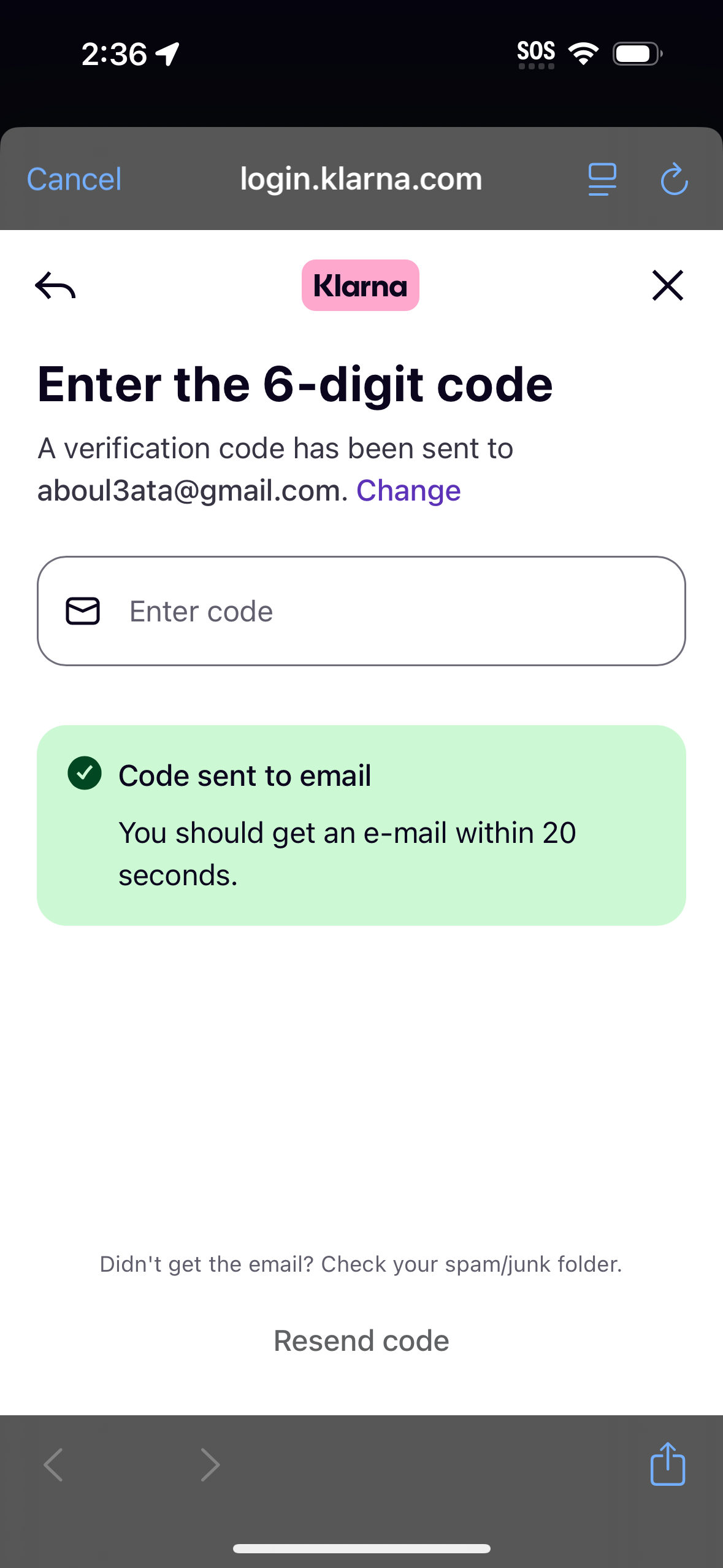 klarna app screenshot 68