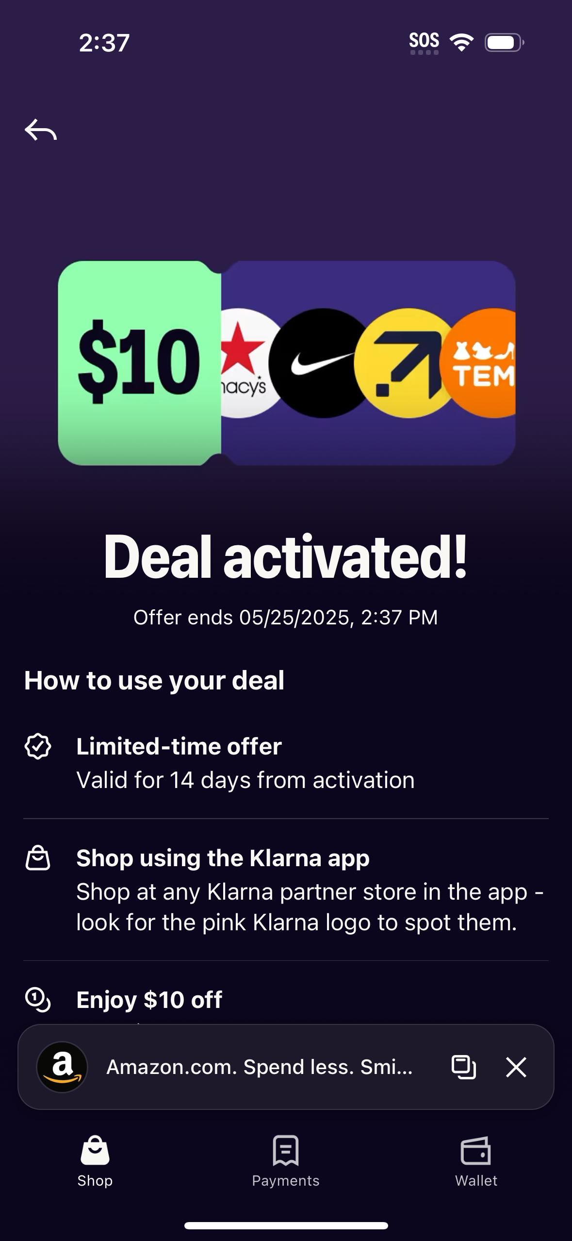 klarna app screenshot 57