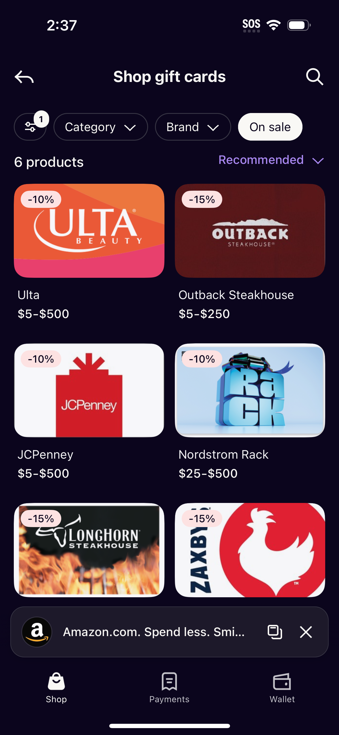 klarna app screenshot 50