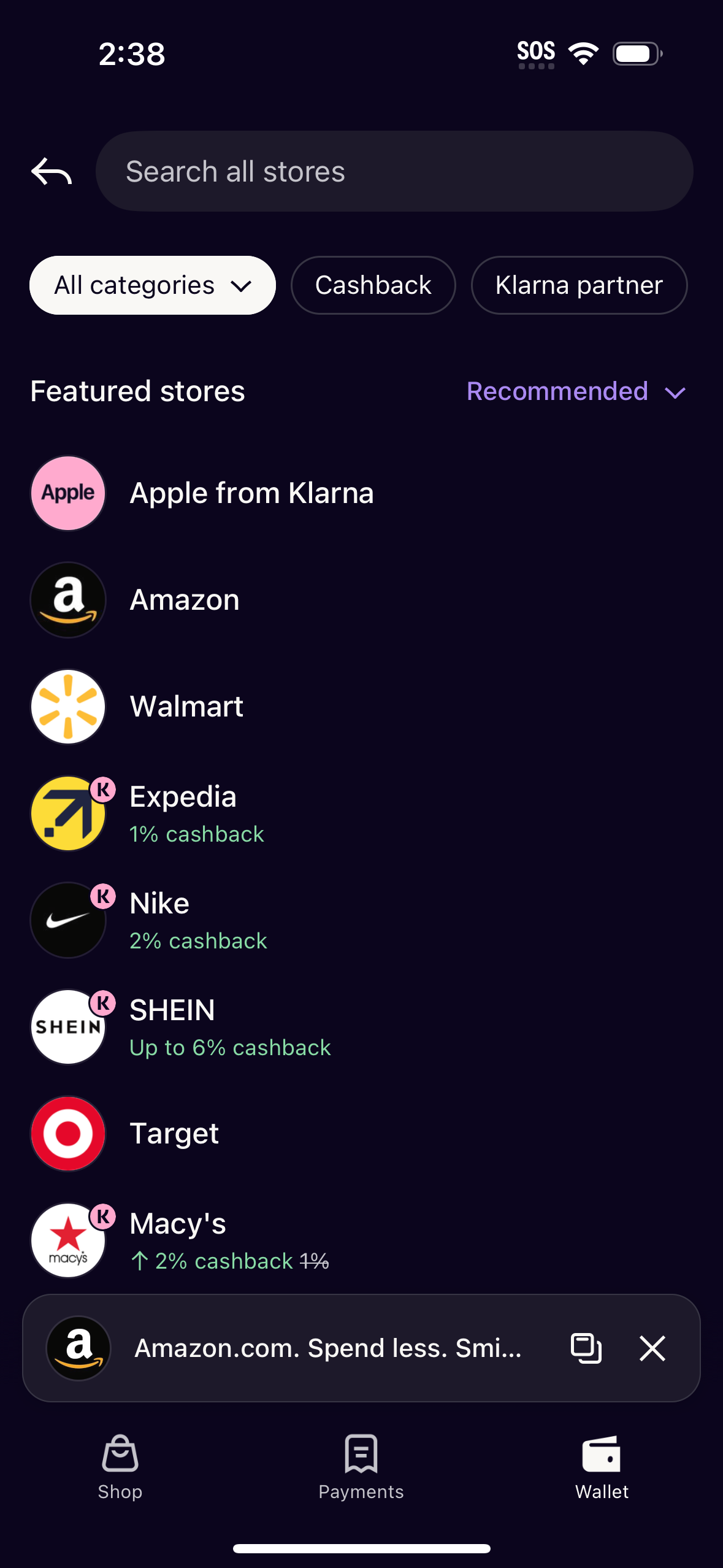 klarna app screenshot 46
