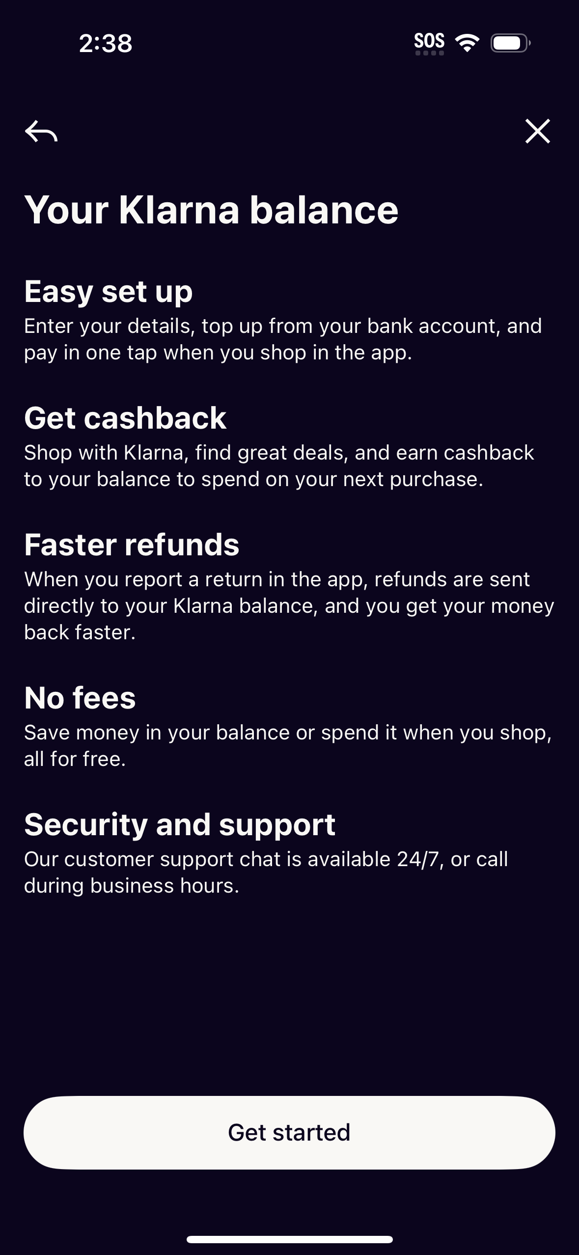 klarna app screenshot 42