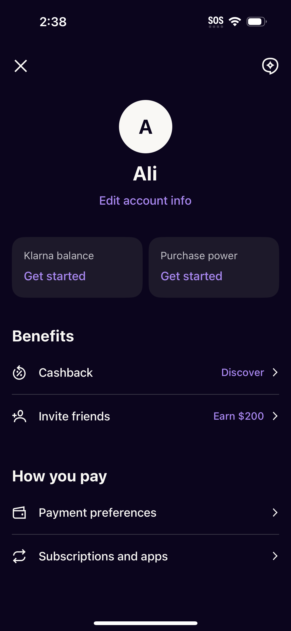 klarna app screenshot 38