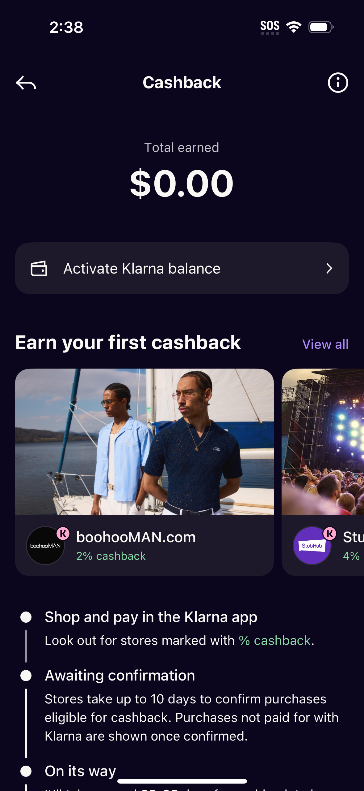 klarna app screenshot 37
