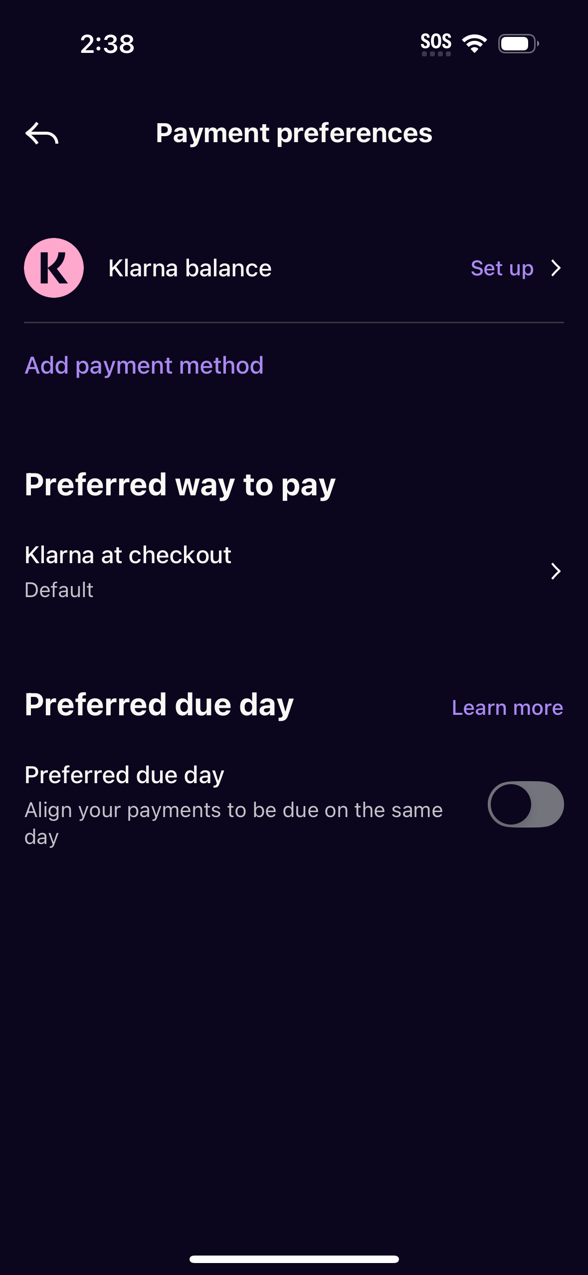 klarna app screenshot 32