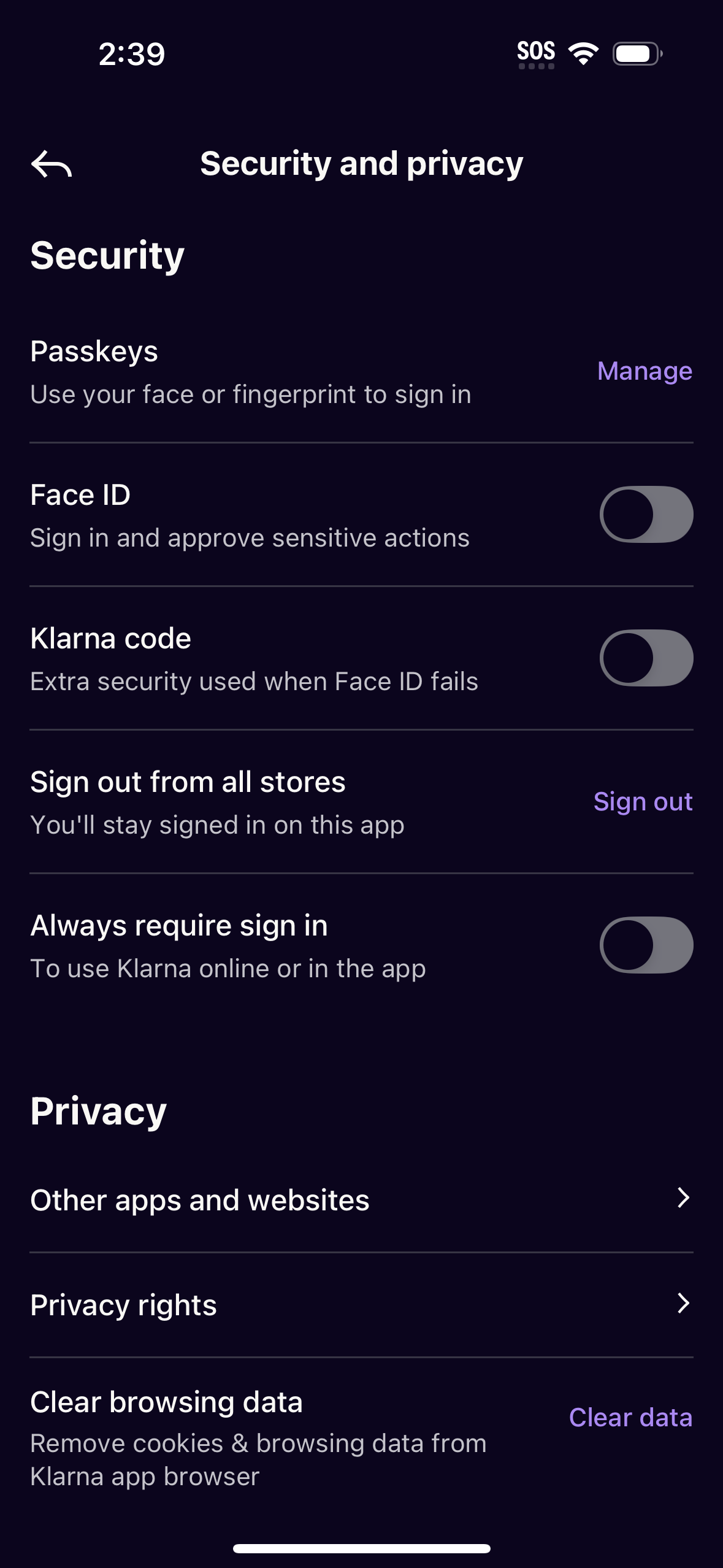 klarna app screenshot 29