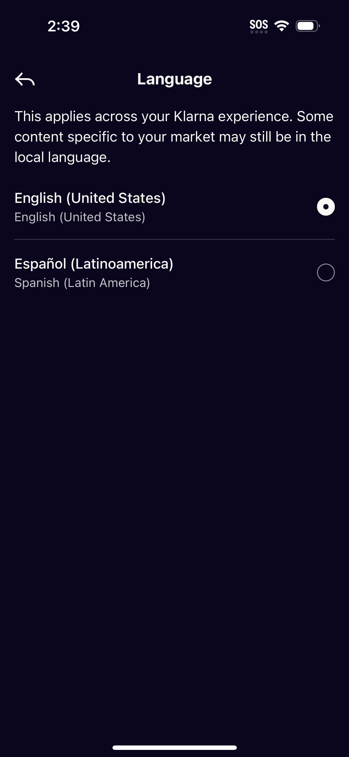 klarna app screenshot 24