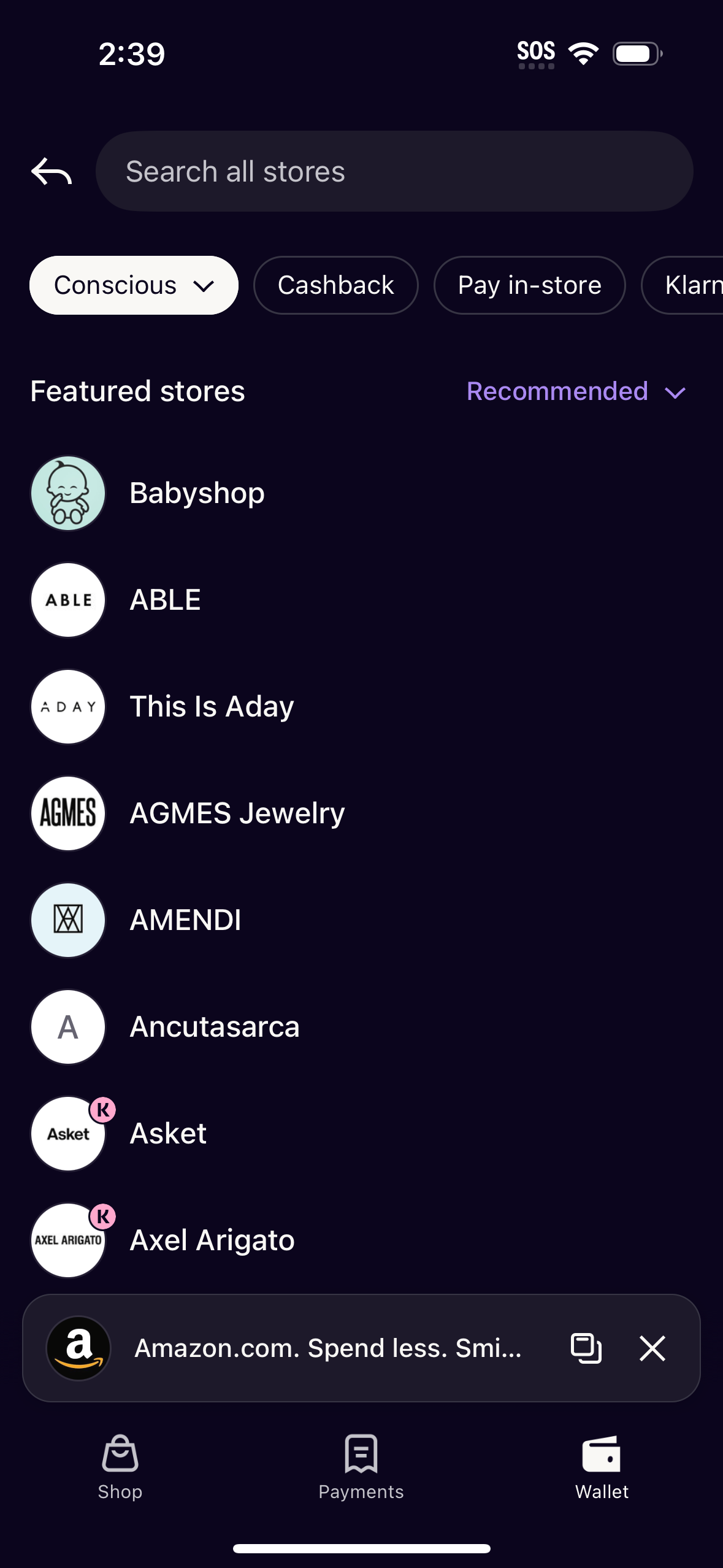 klarna app screenshot 18