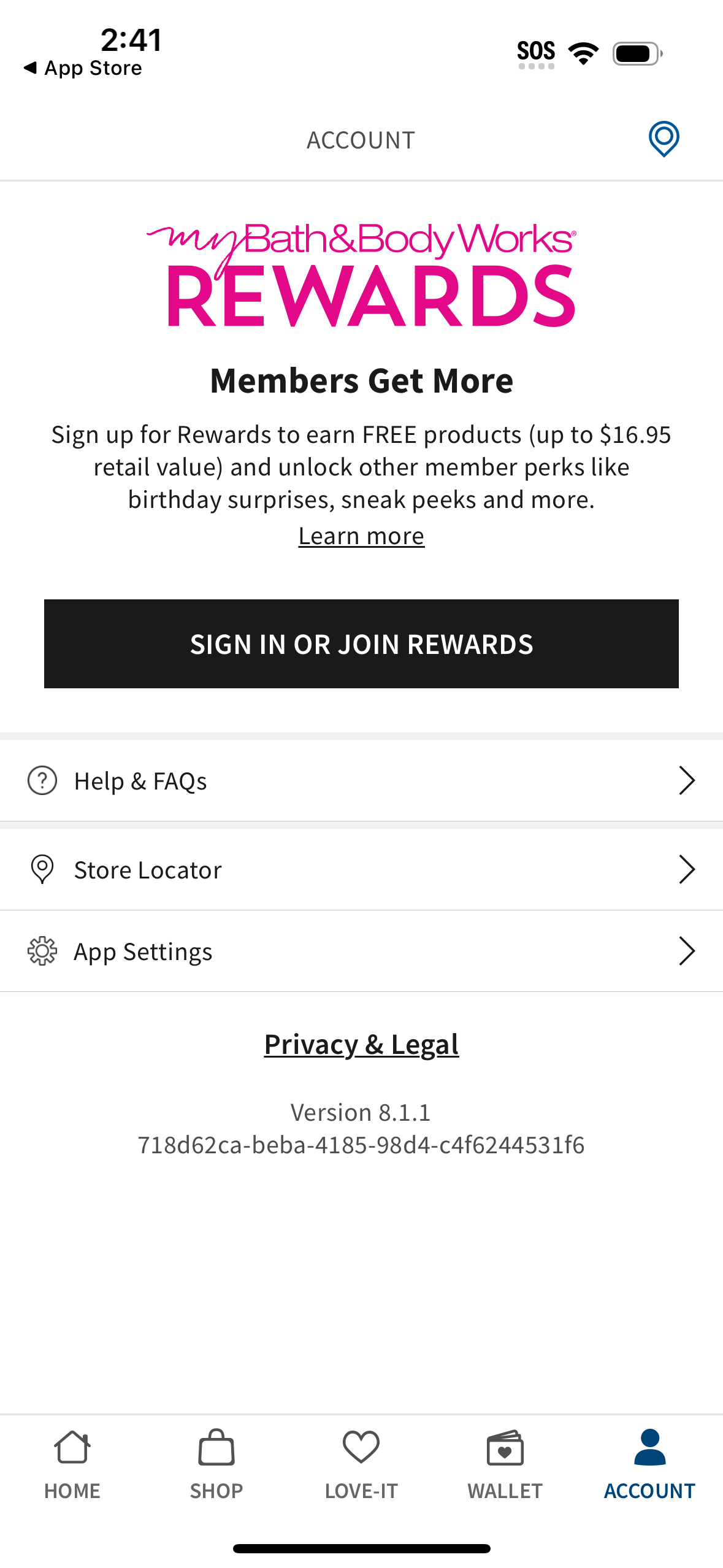 bath-and-body-works app screenshot 14
