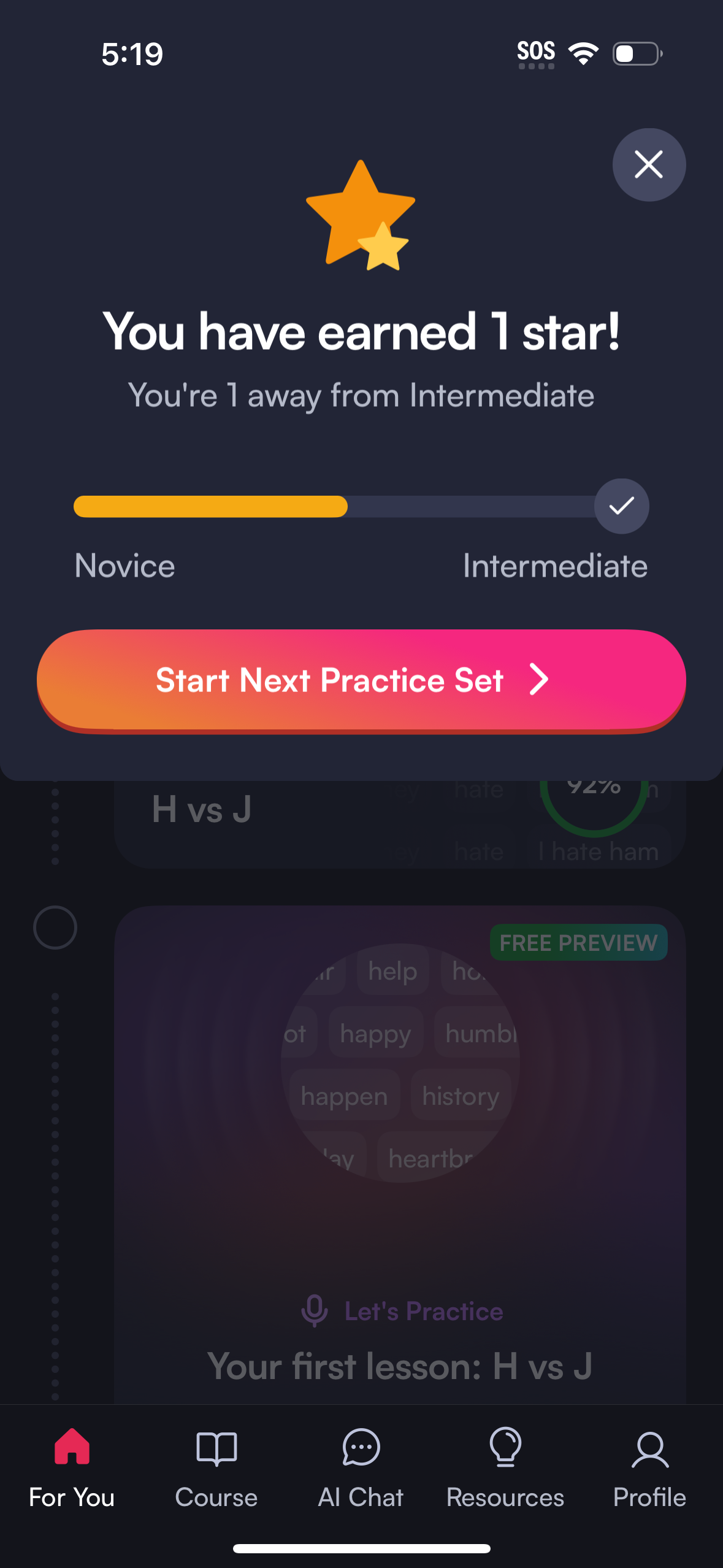 boldvoice app screenshot 1