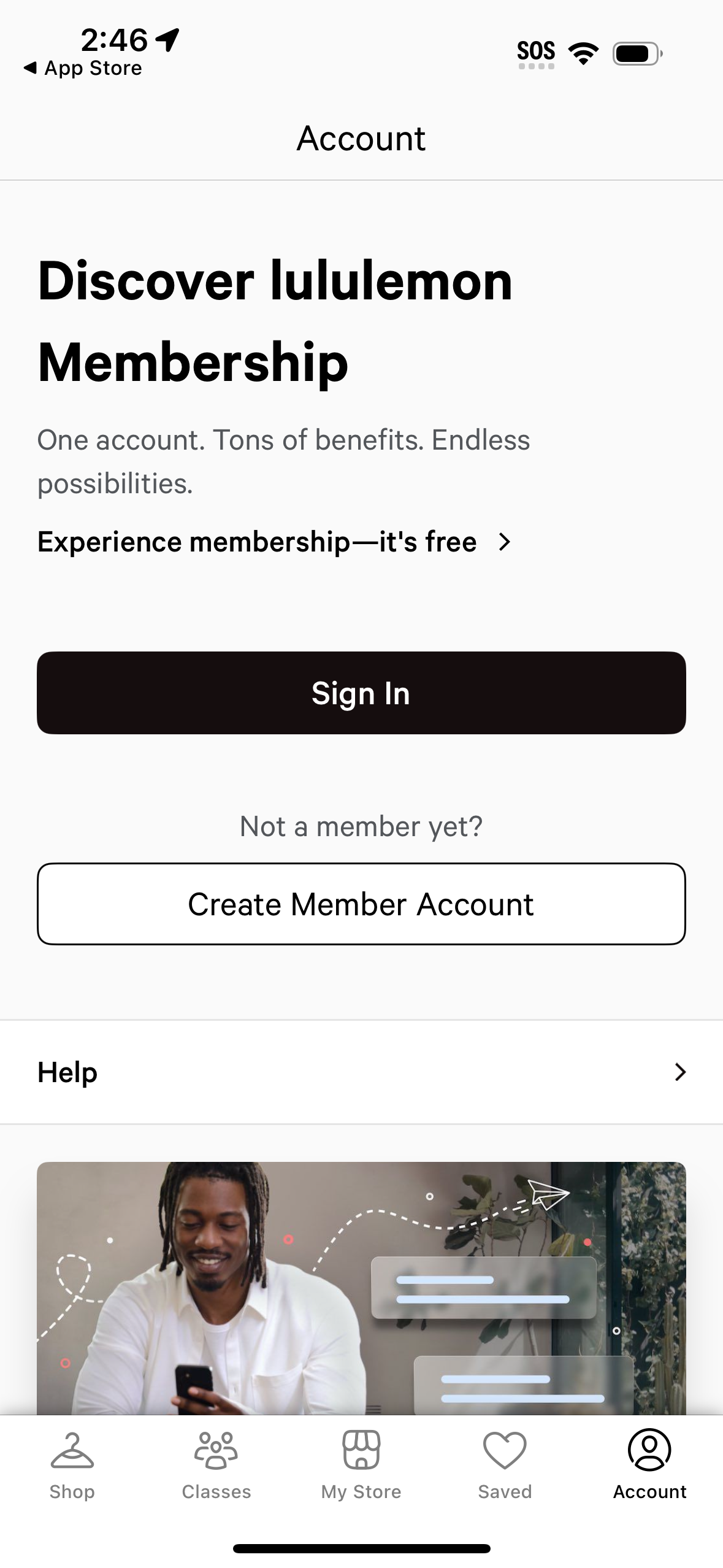lululemon app screenshot 16