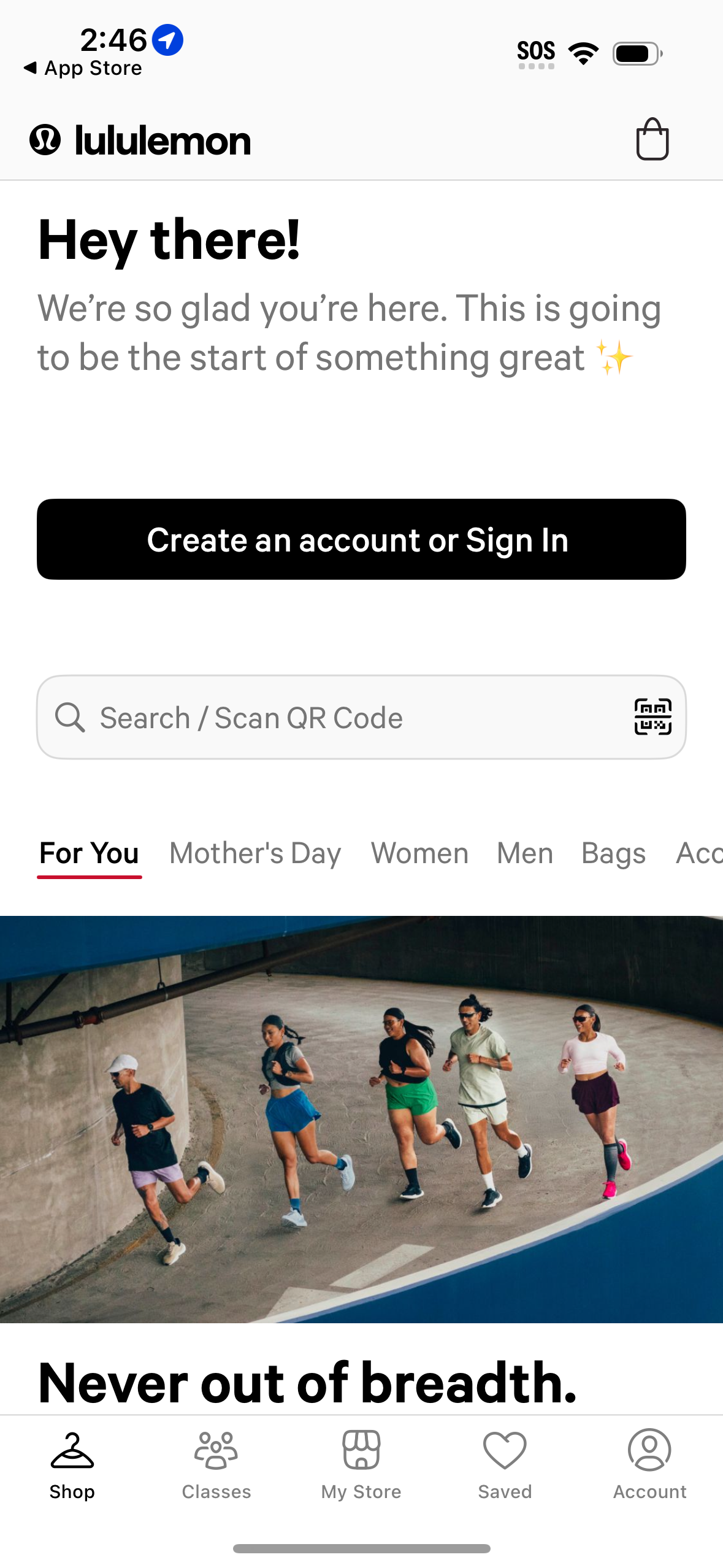 lululemon app screenshot 21