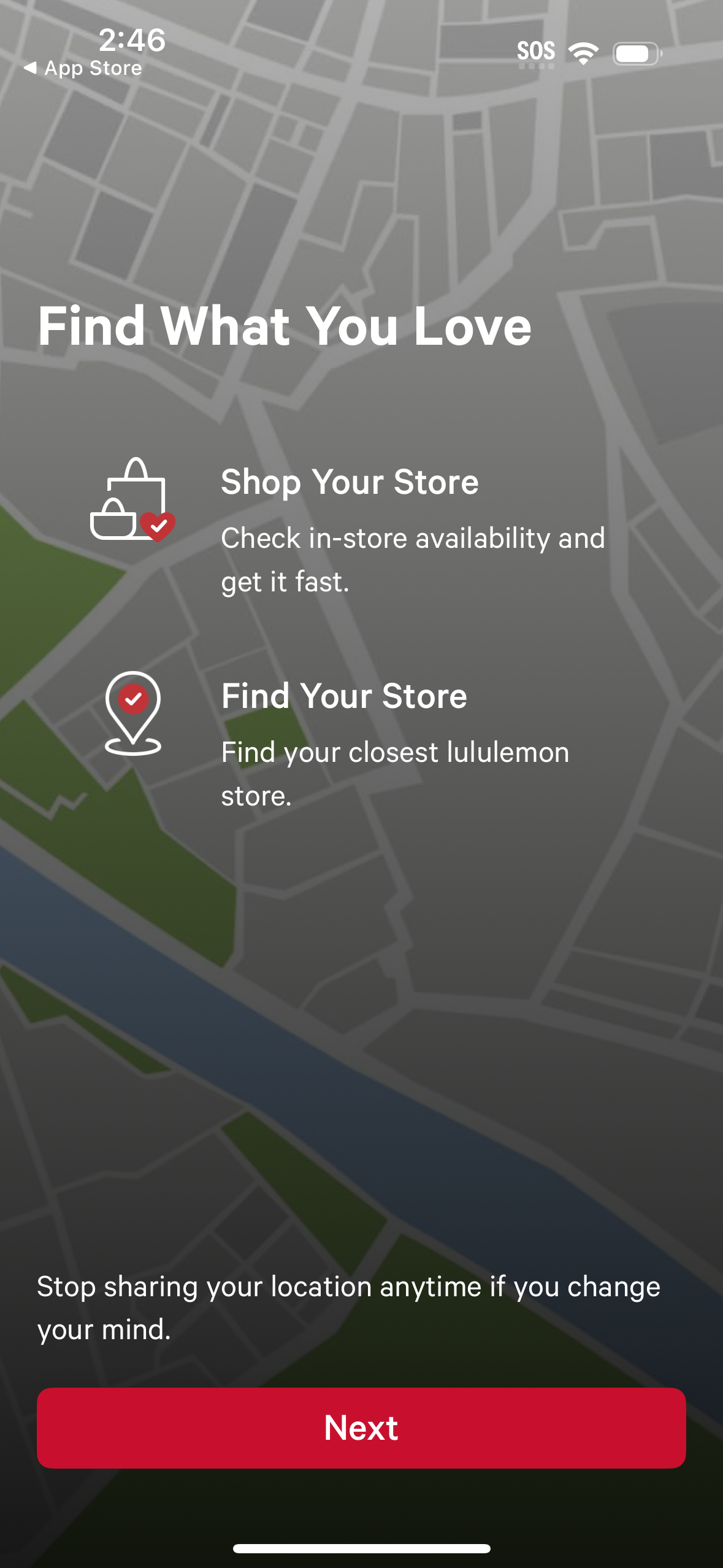 lululemon app screenshot 22