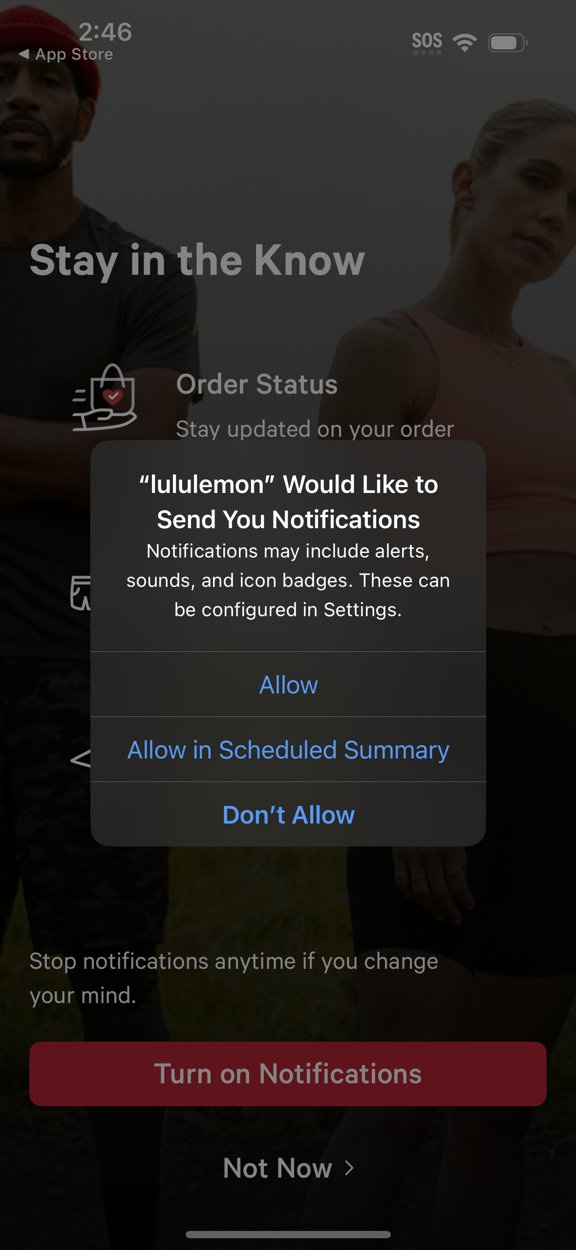 lululemon app screenshot 23