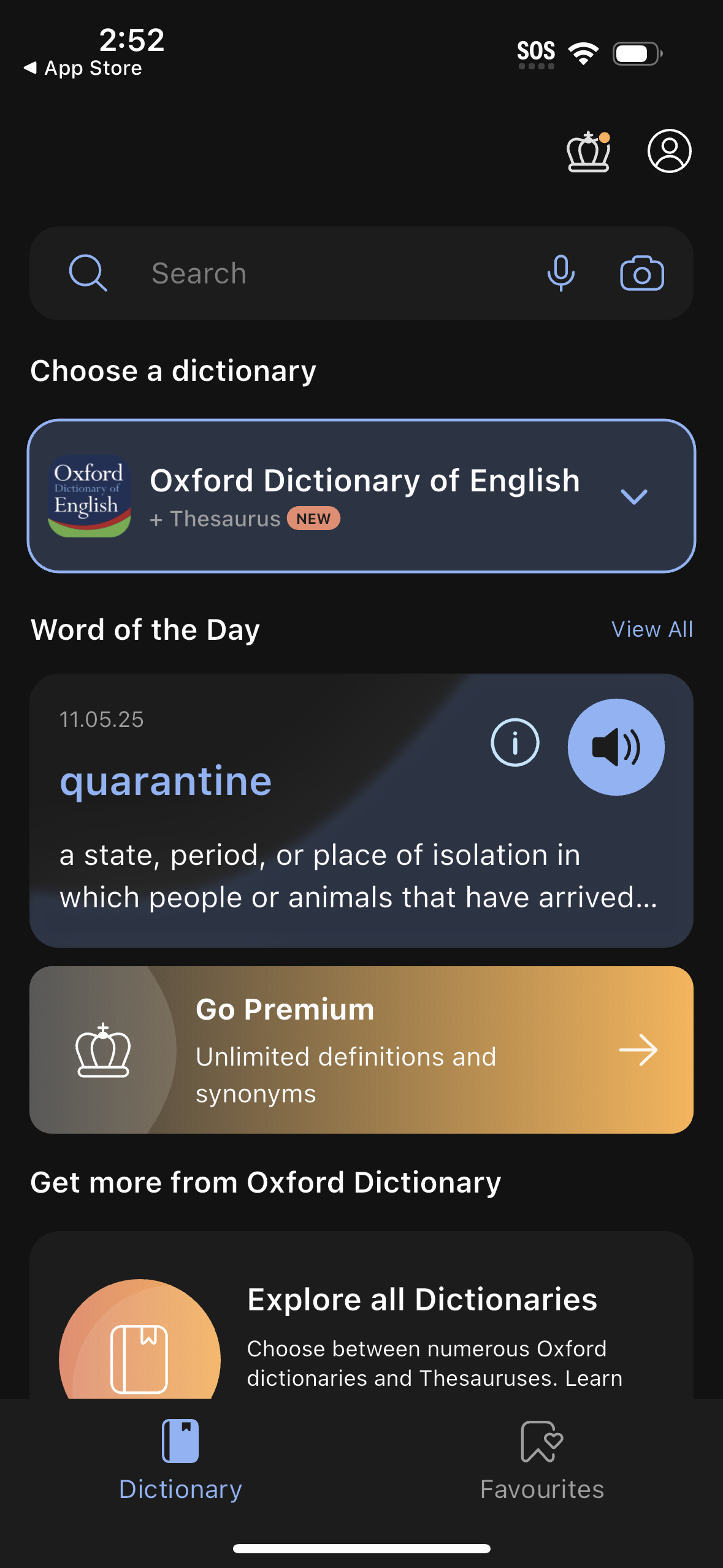 oxford app screenshot 3