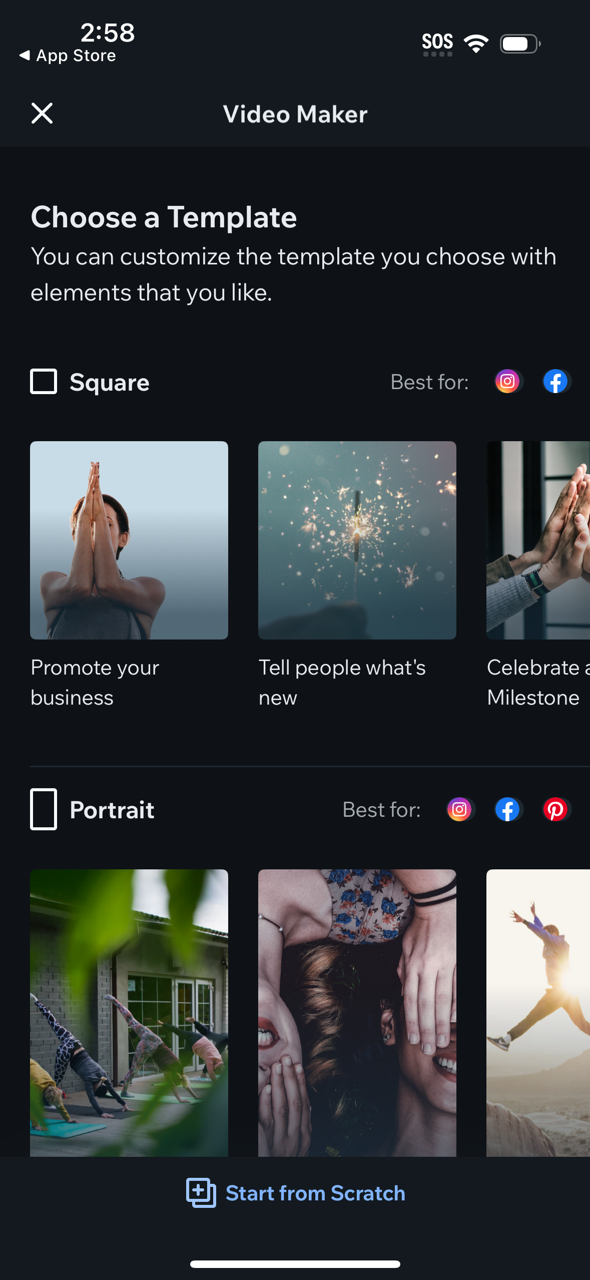 wix app screenshot 2