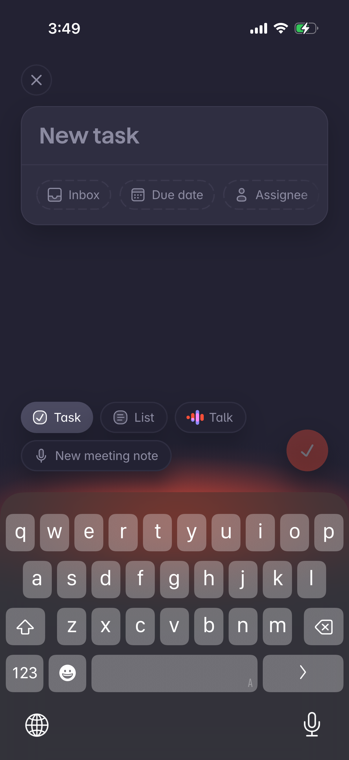 superlist screen