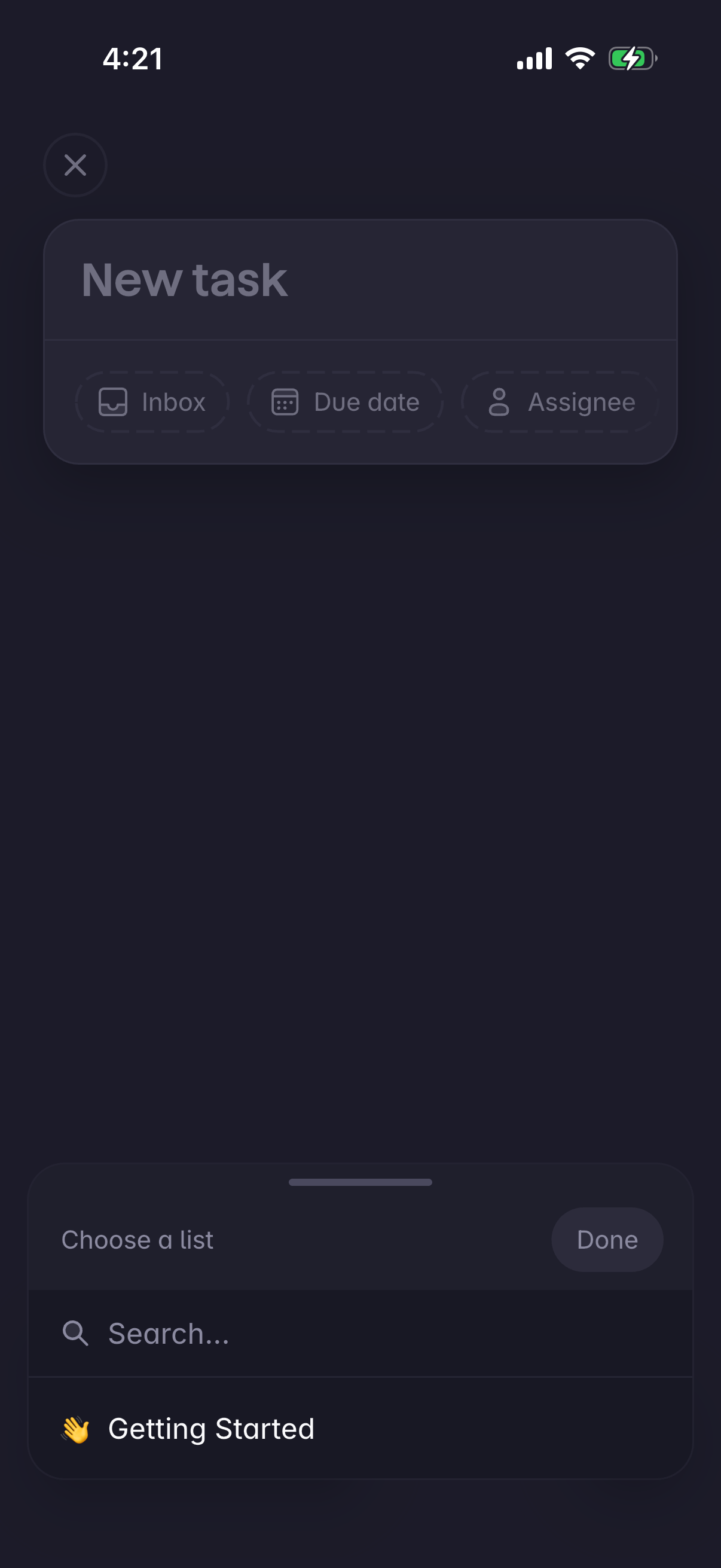superlist screen