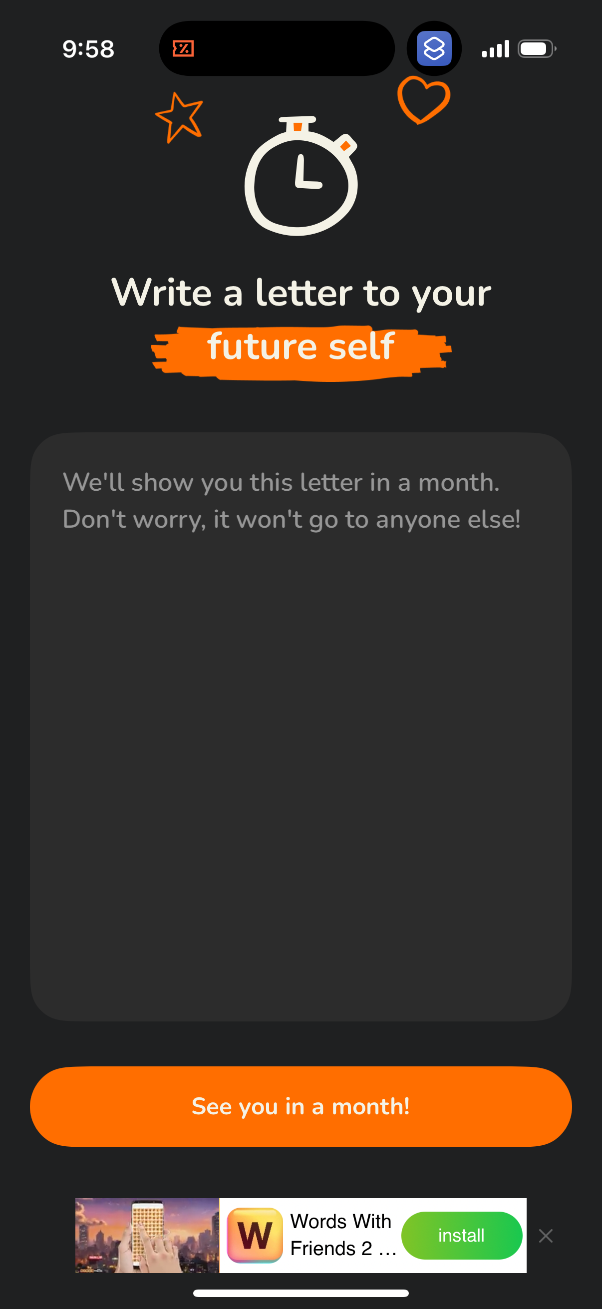 sincerely app screenshot 3