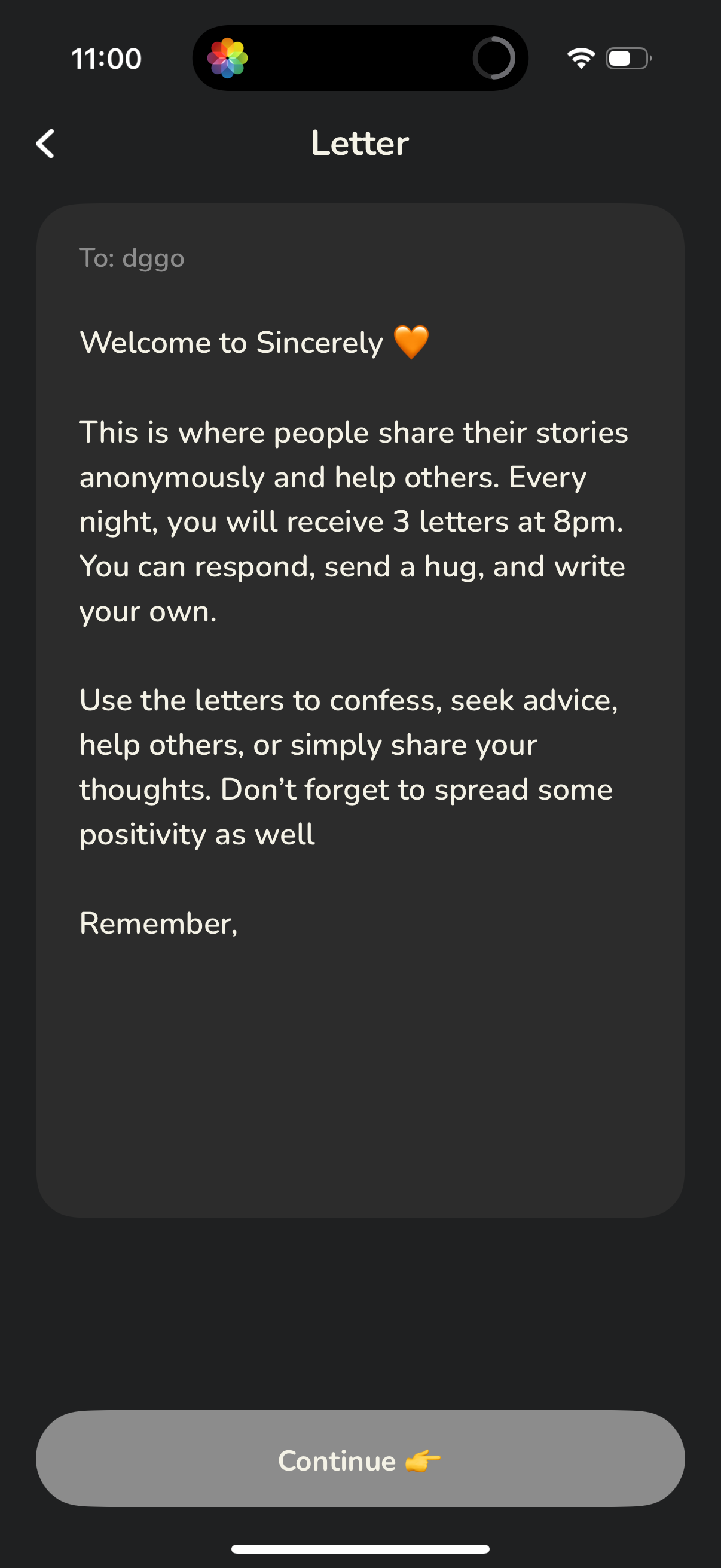 sincerely app screenshot 20