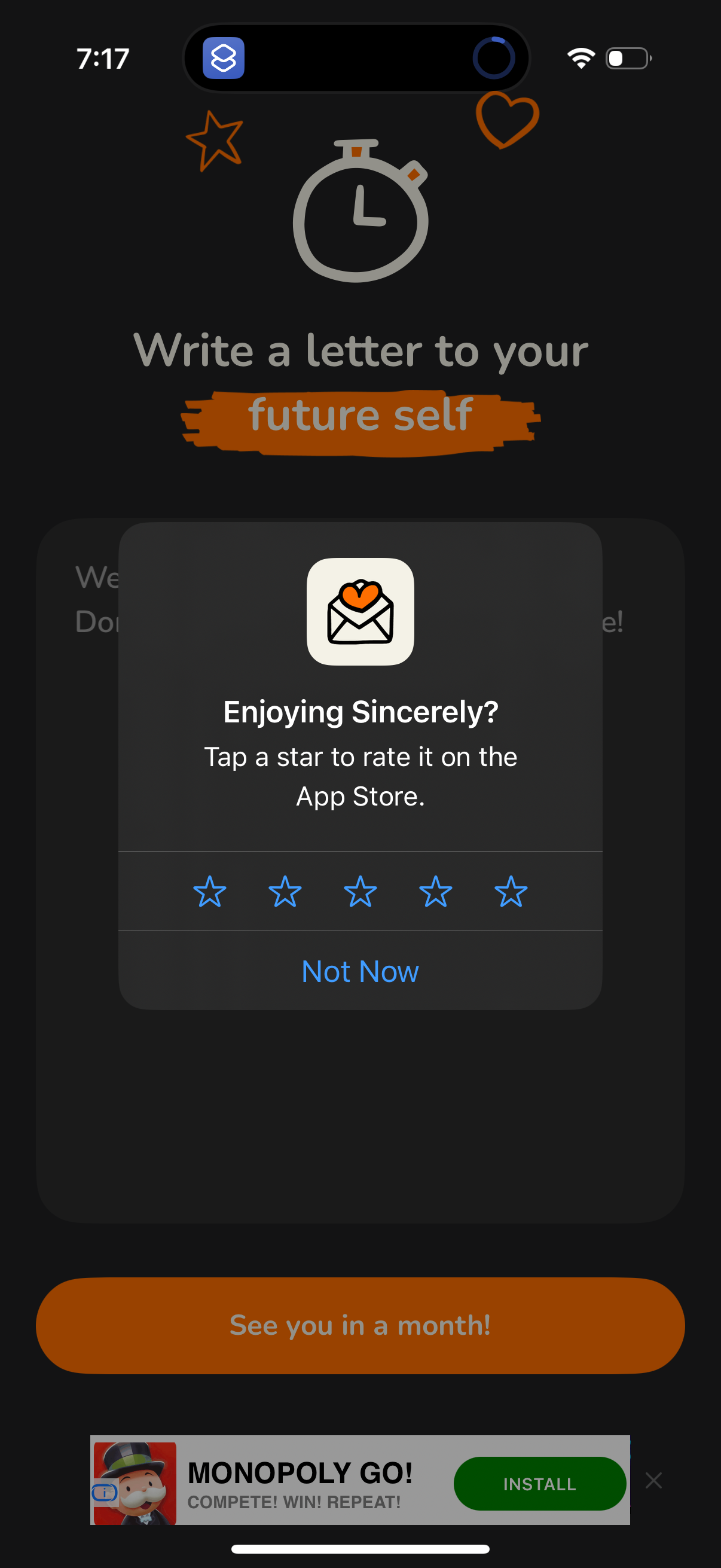sincerely app screenshot 5