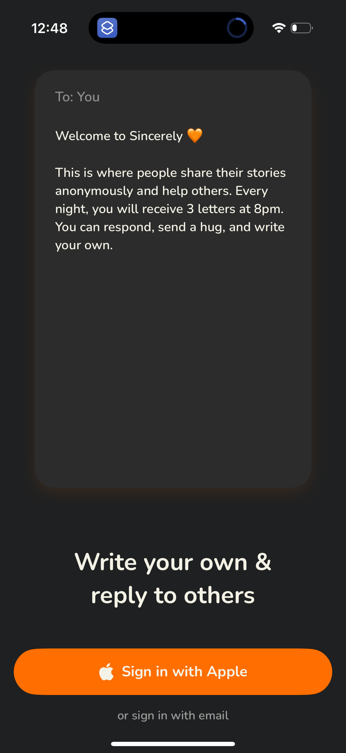 sincerely app screenshot 33