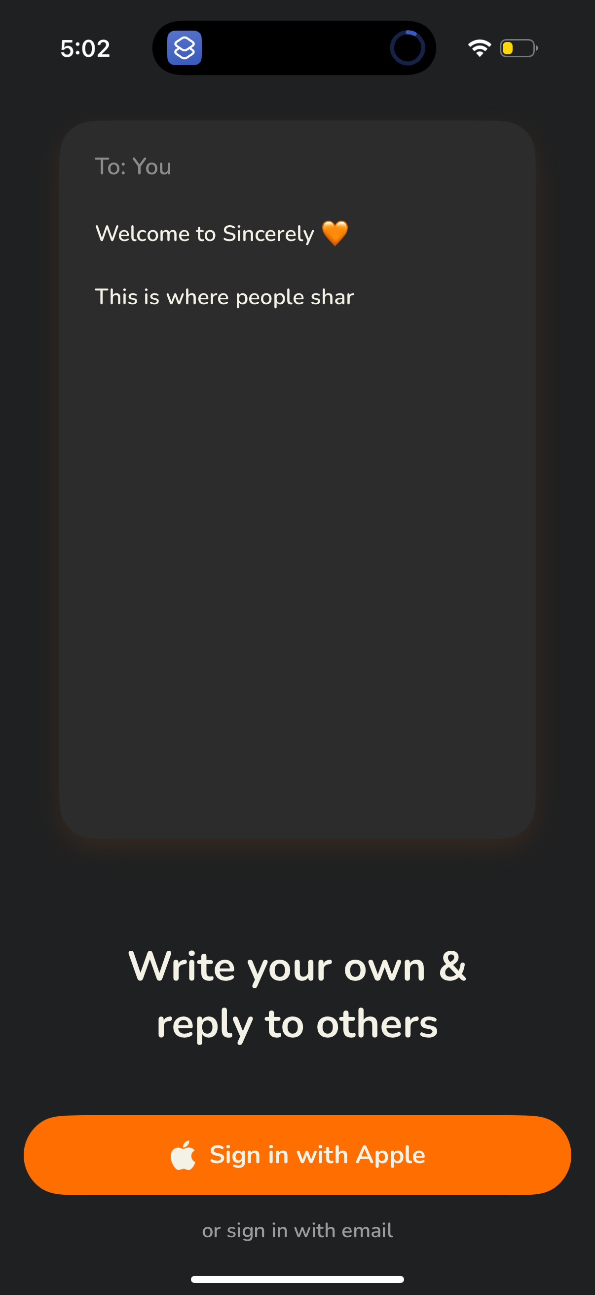 sincerely app screenshot 30