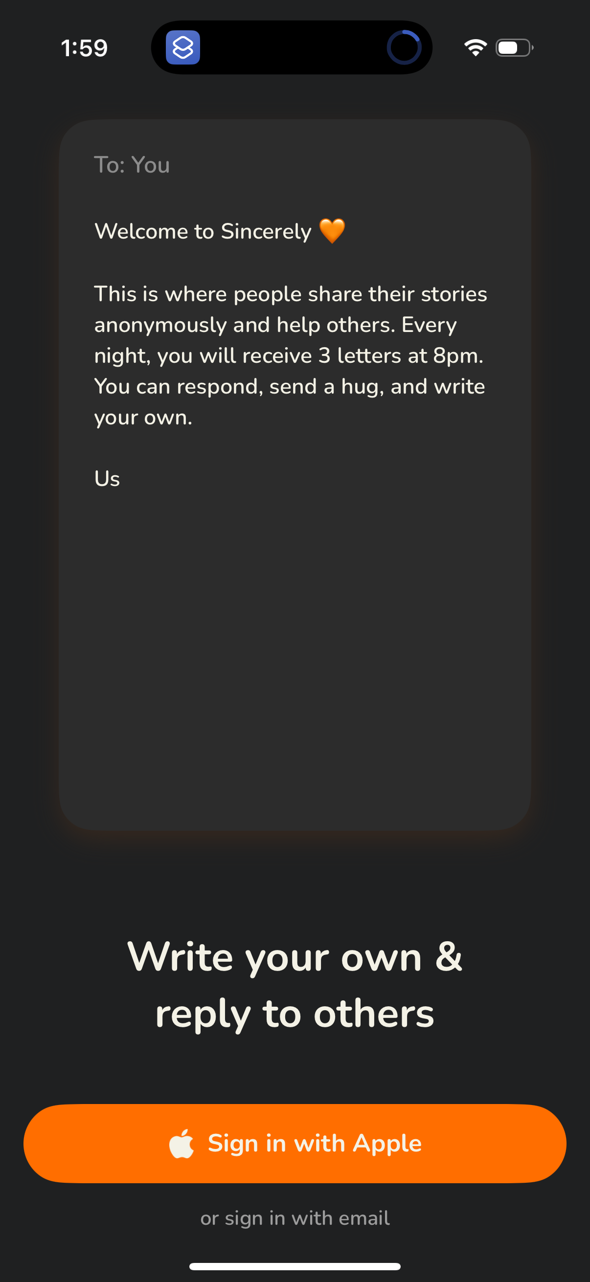 sincerely app screenshot 29