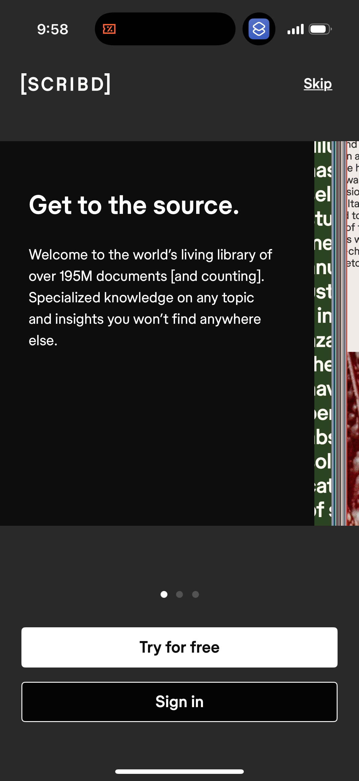 scribd app screenshot 2