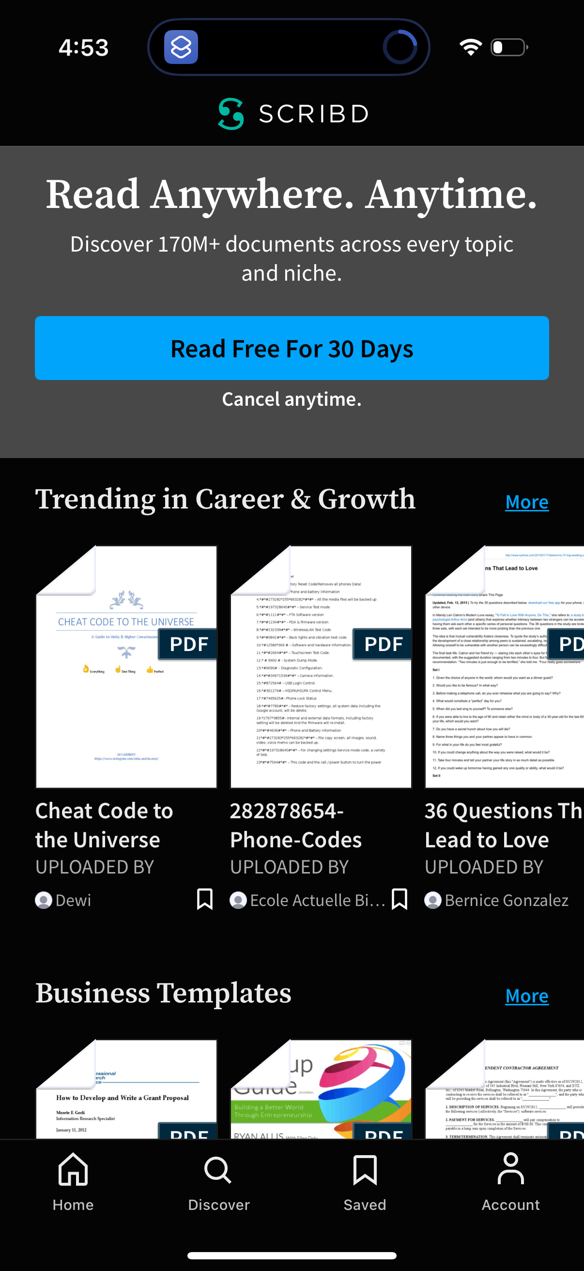scribd app screenshot 36