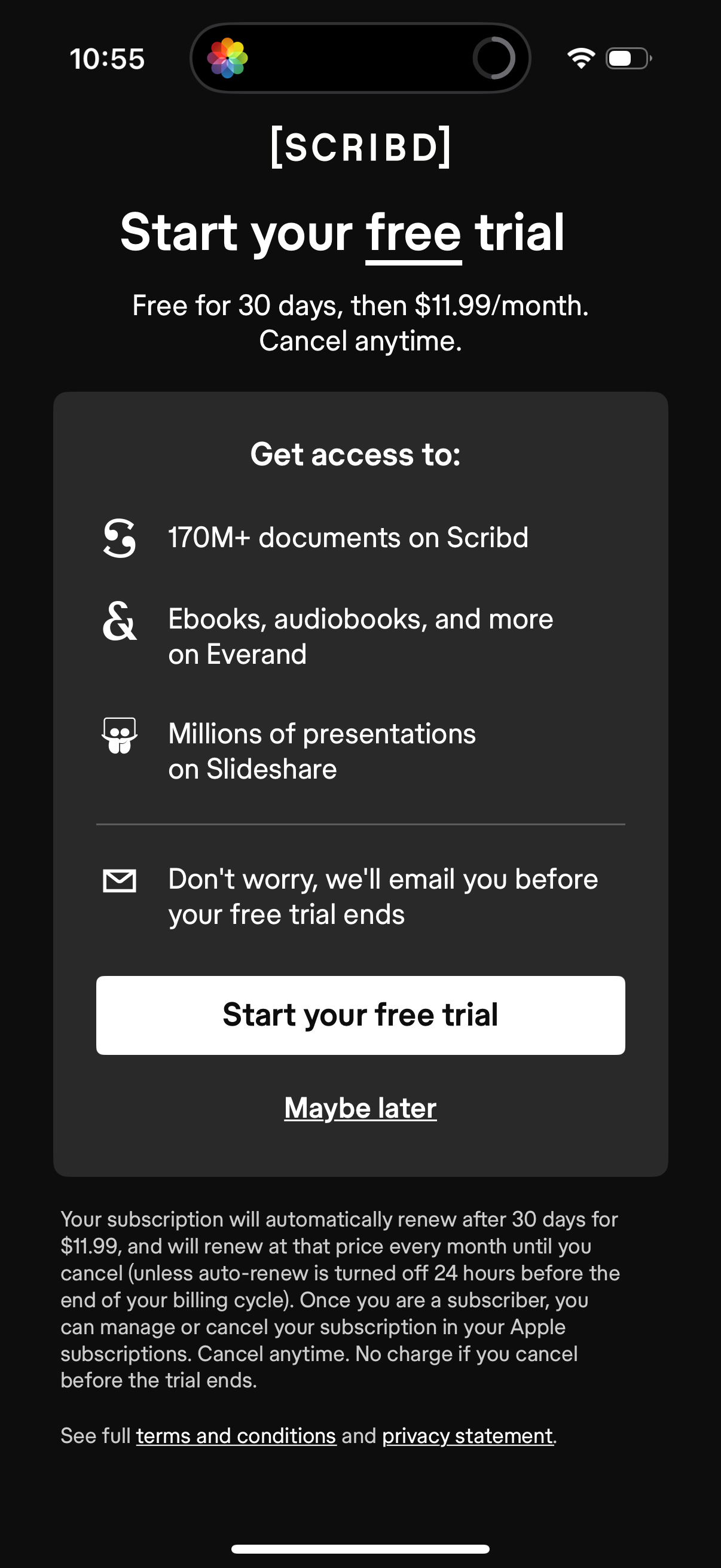 scribd app screenshot 24