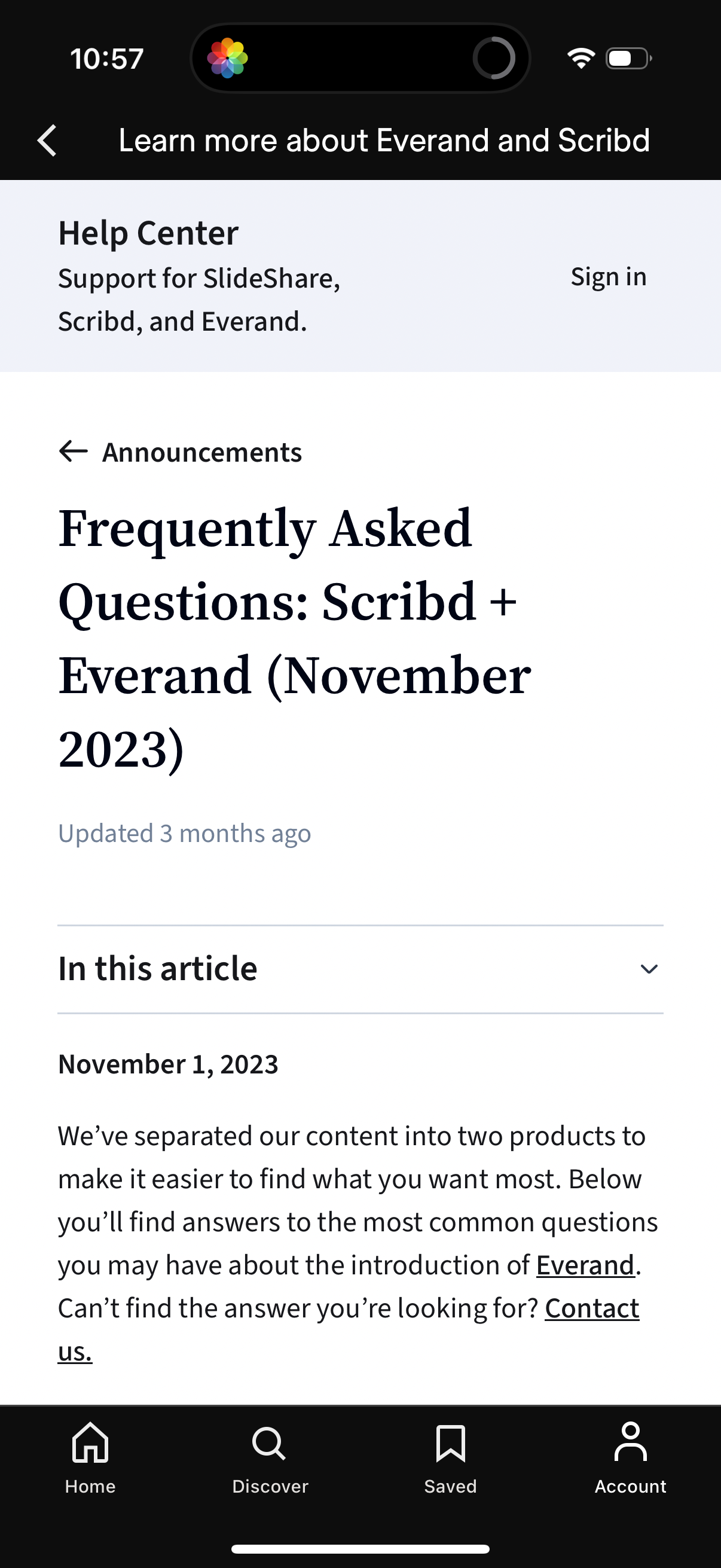 scribd app screenshot 16