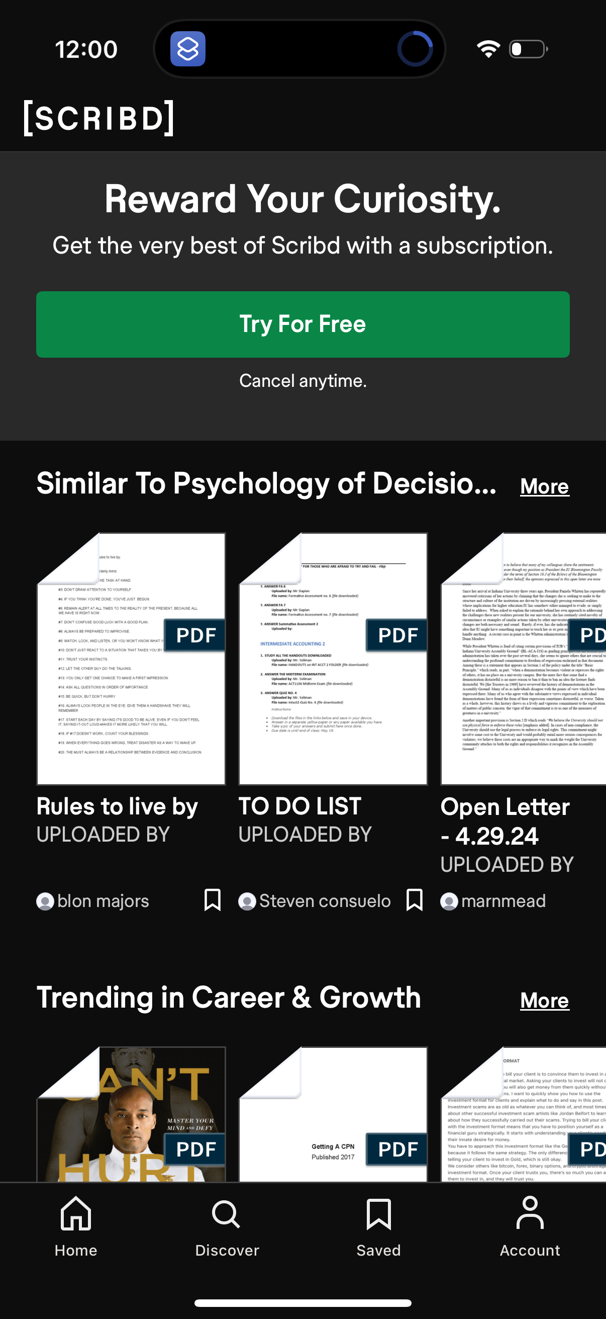 scribd app screenshot 5
