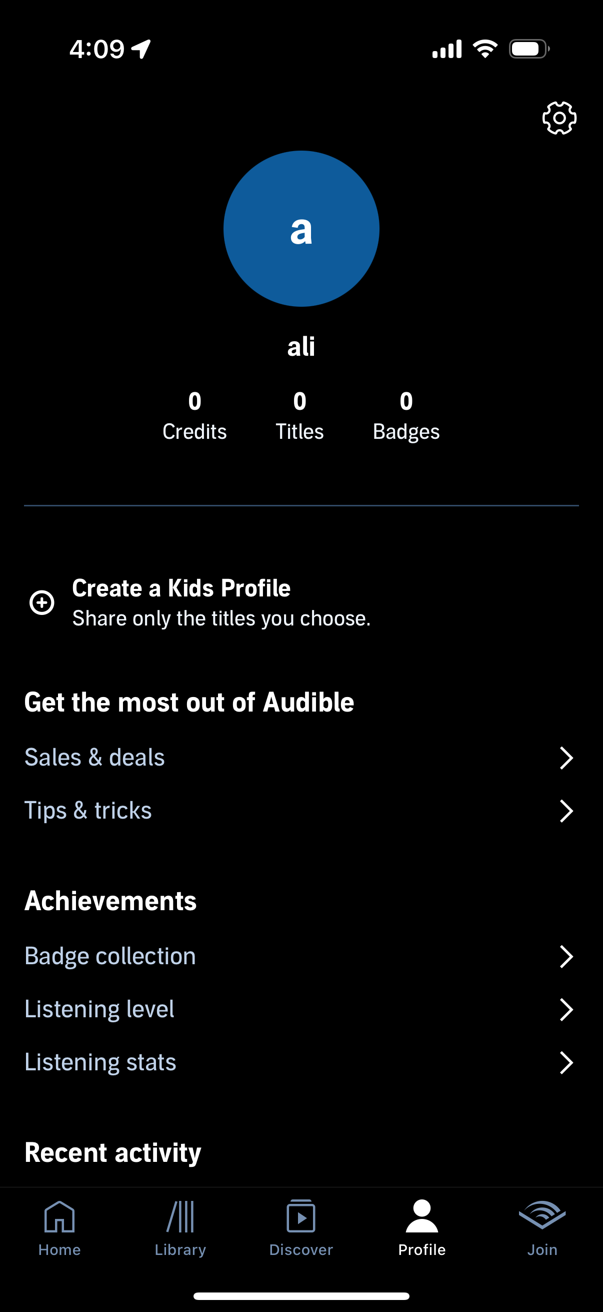 audible app screenshot 2