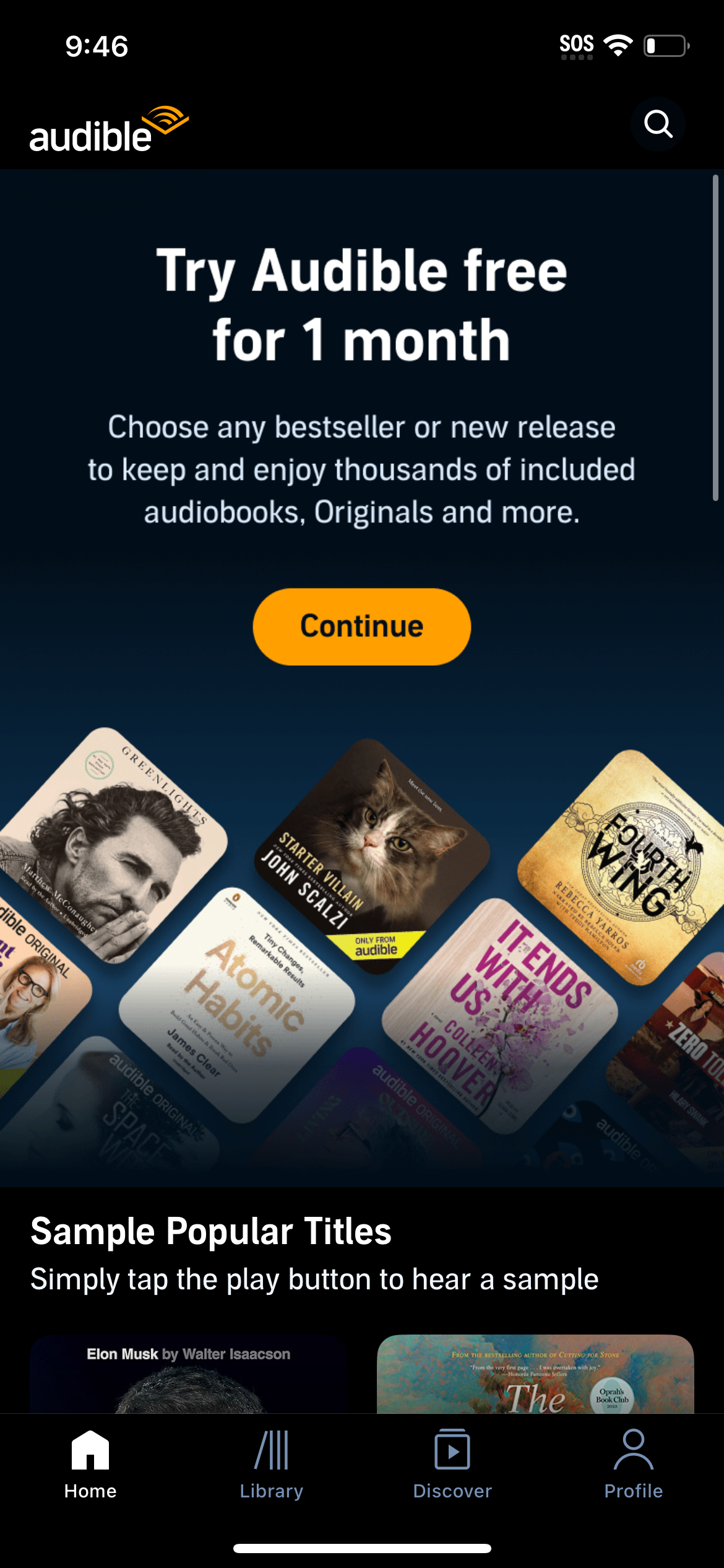 audible app screenshot 289