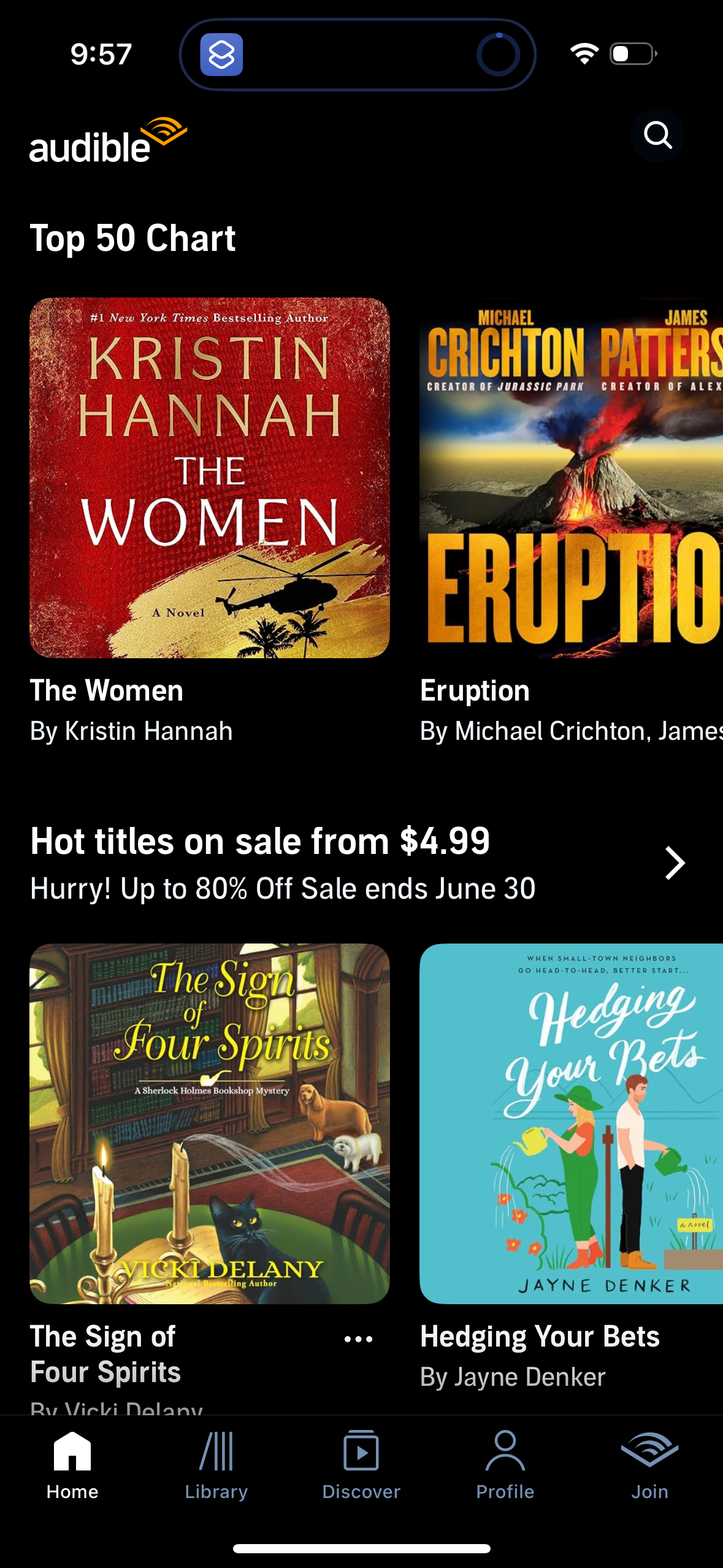 audible app screenshot 250