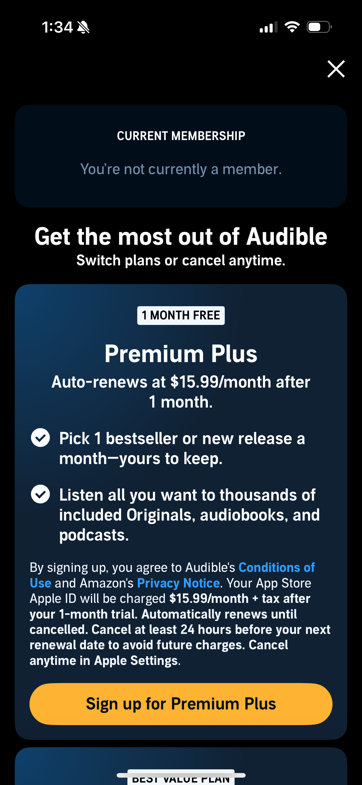 audible app screenshot 234