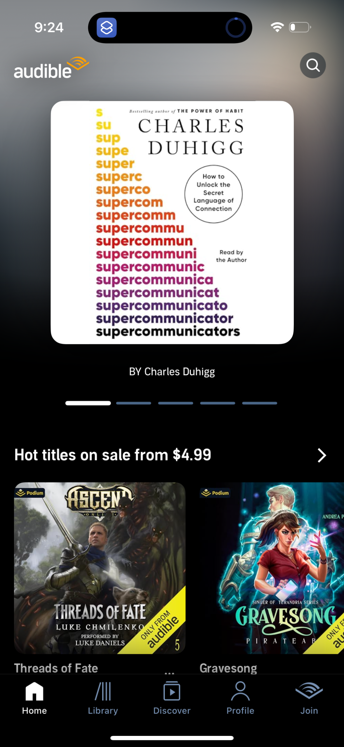 audible app screenshot 212