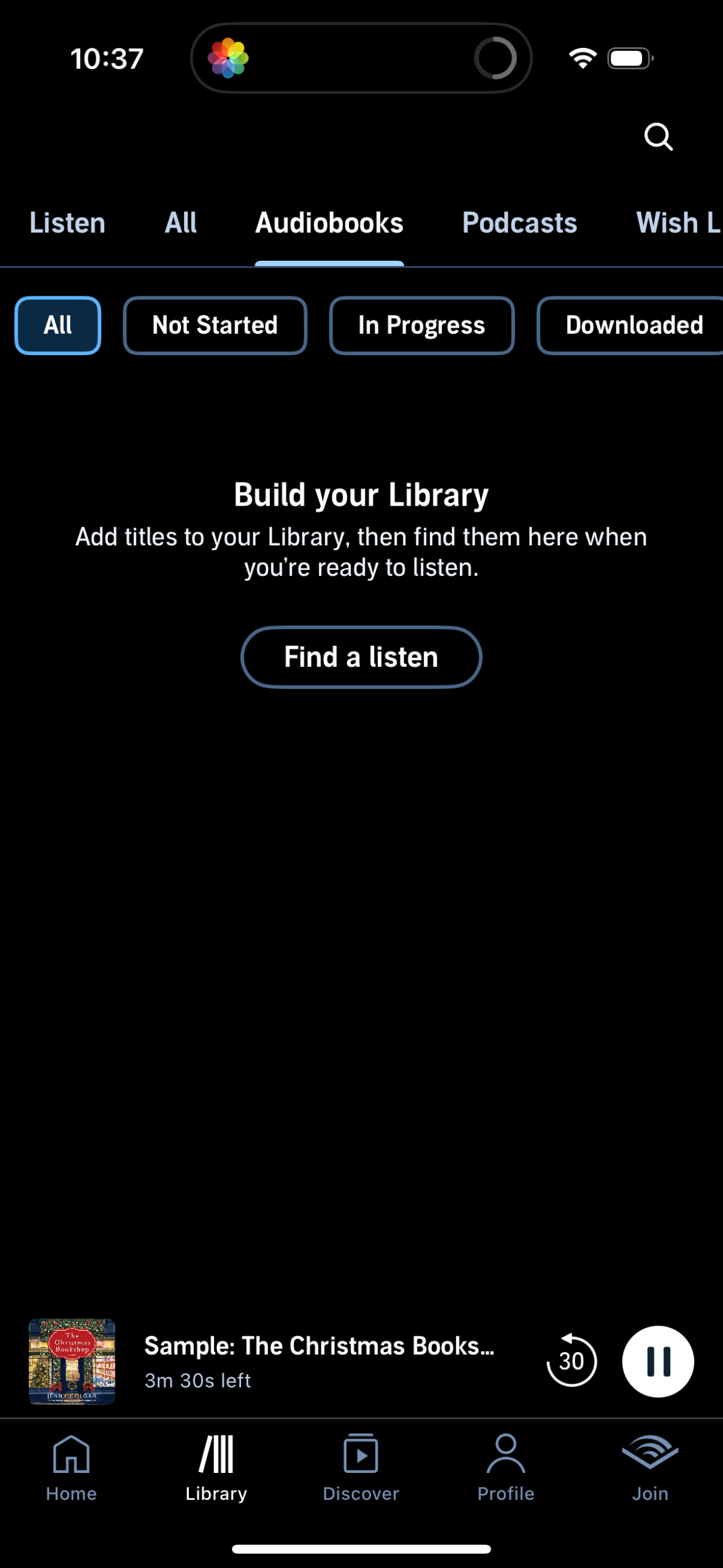 audible app screenshot 180