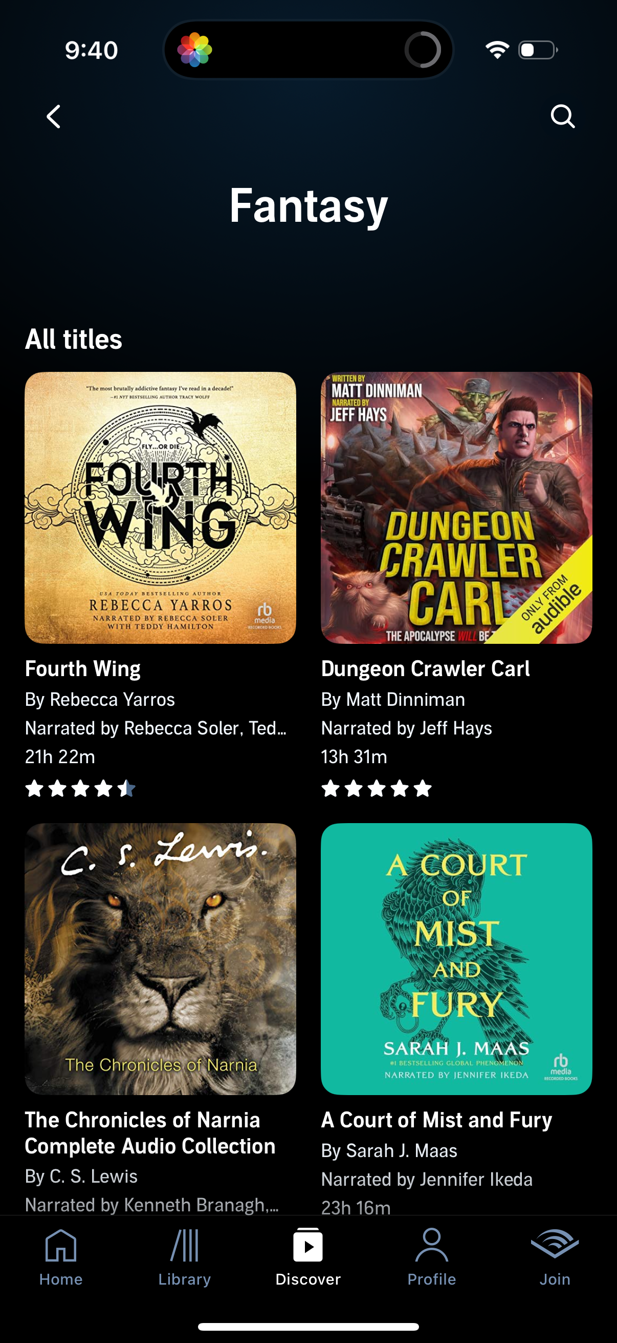 audible app screenshot 123