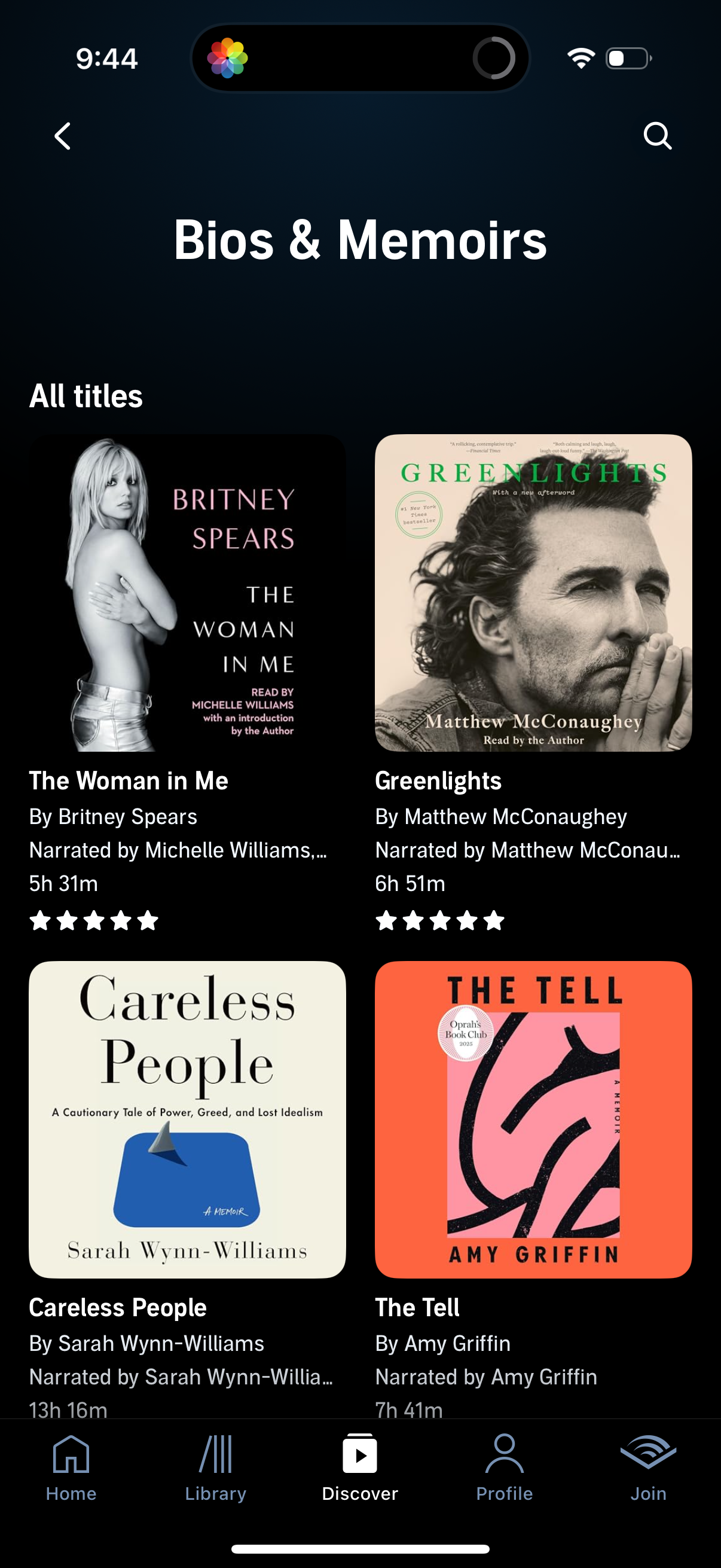 audible app screenshot 106