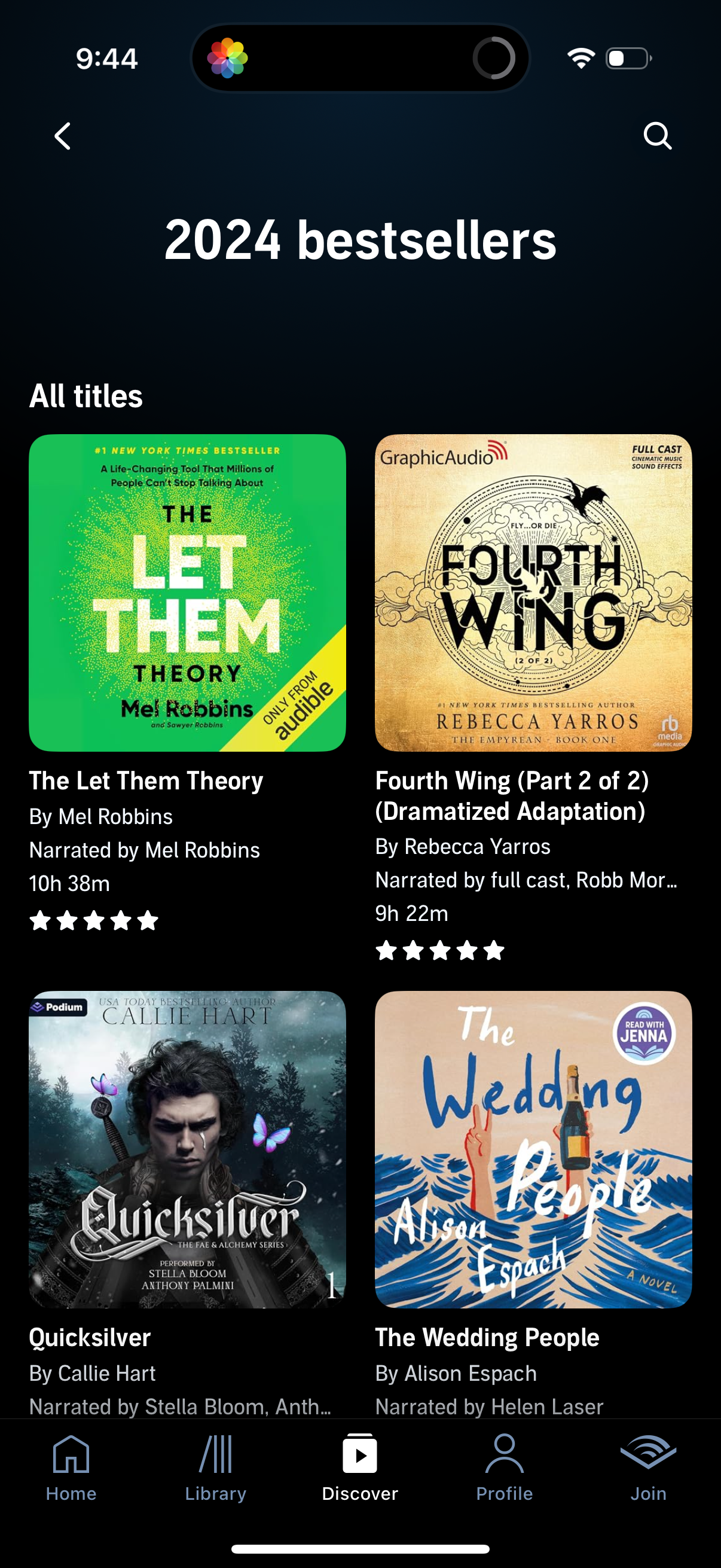 audible app screenshot 104
