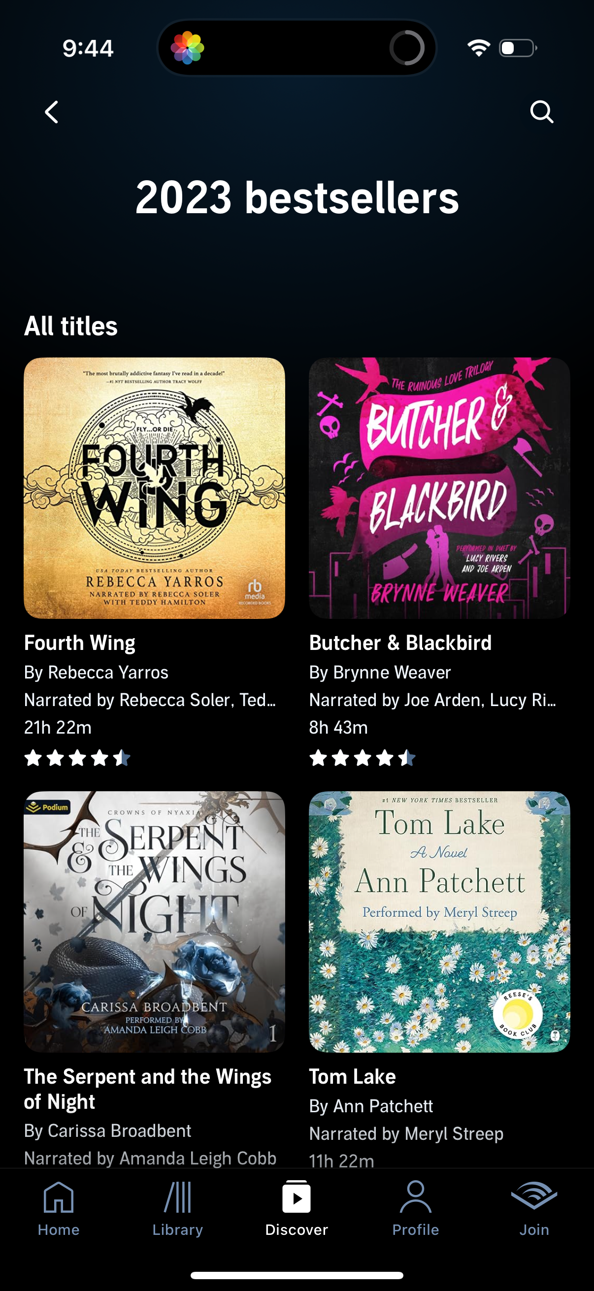 audible app screenshot 103