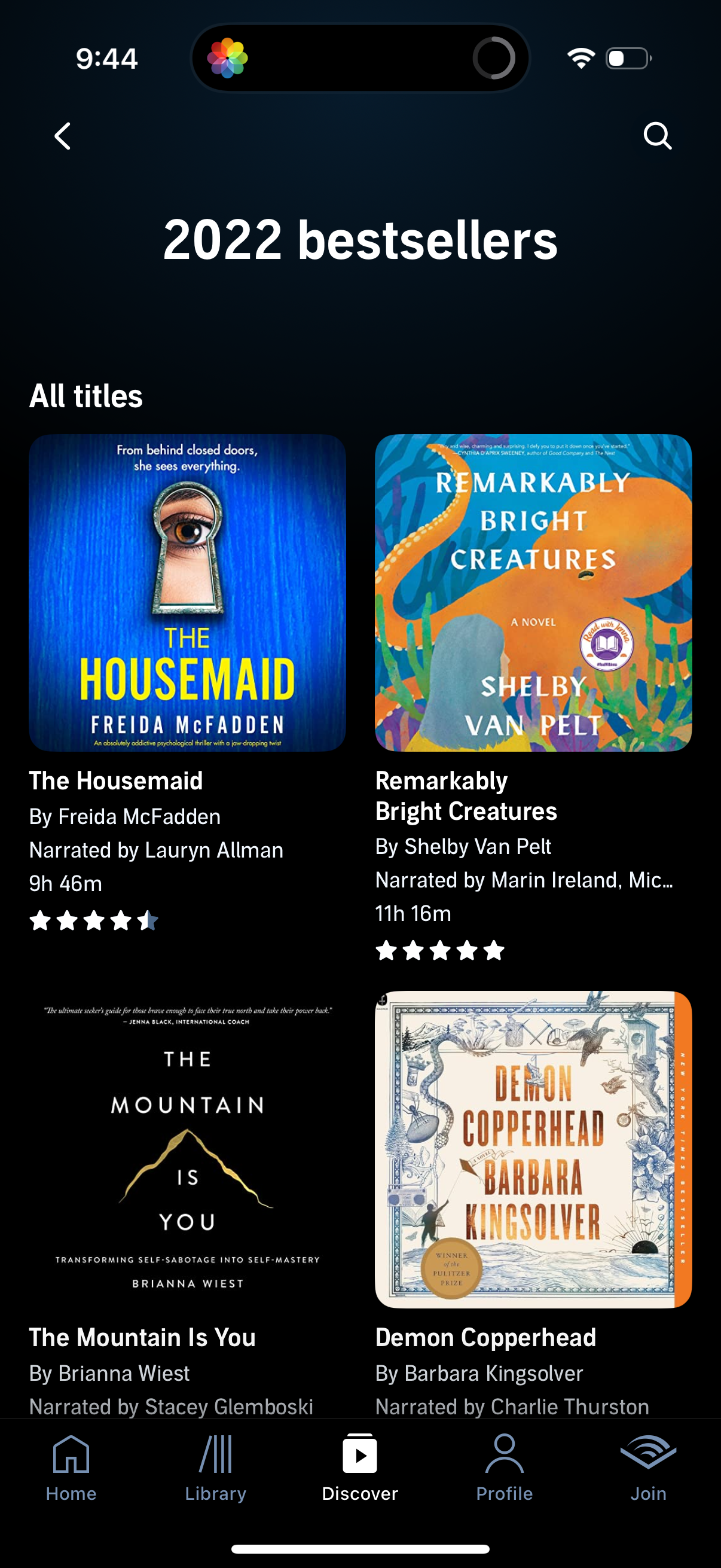 audible app screenshot 102